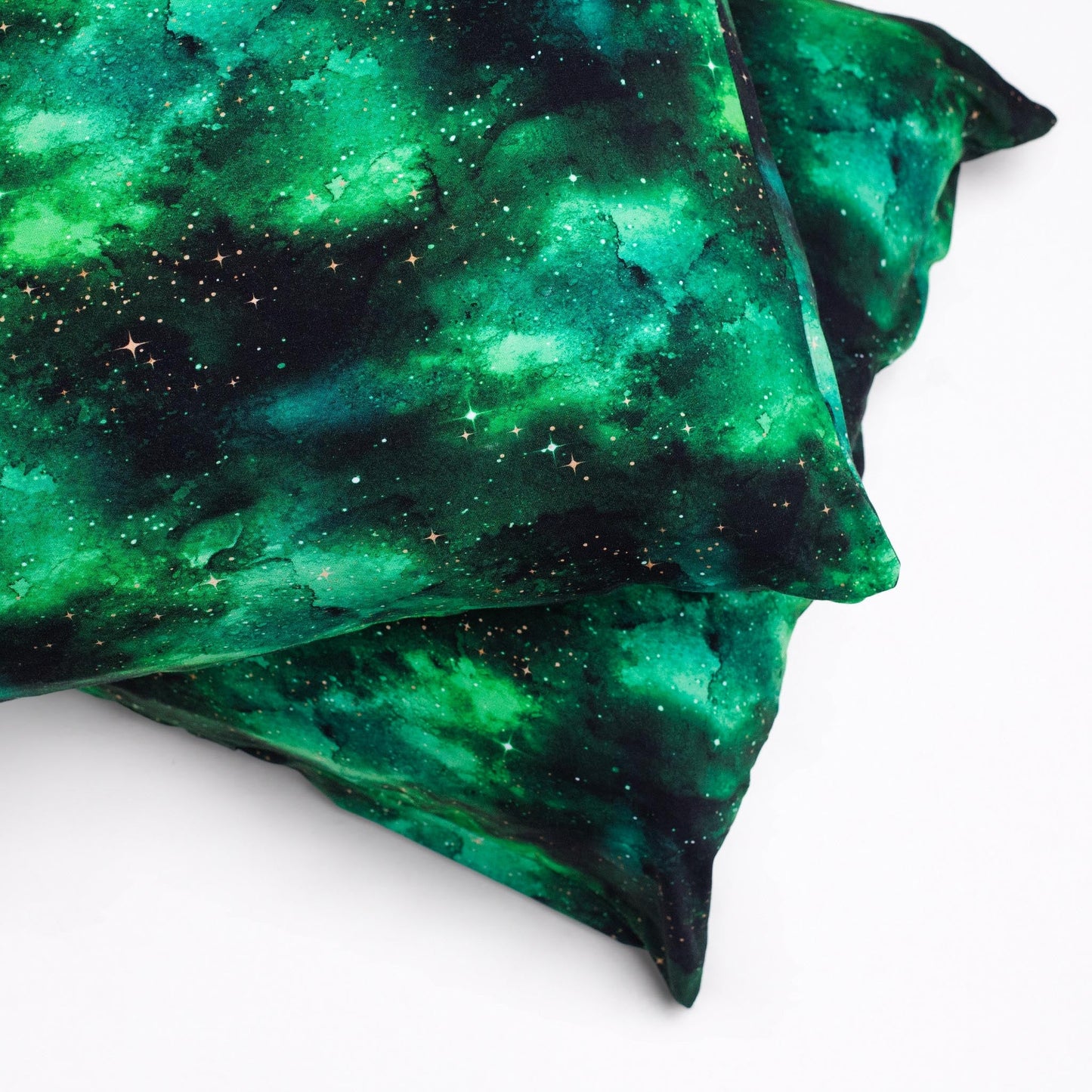 Wicked Cute | Green Galaxy Elixir | Bamboo Pillowcases (2 Pack)