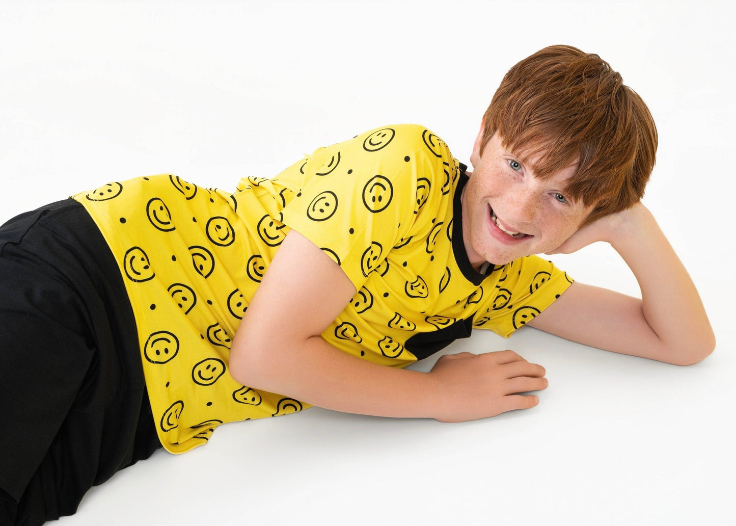 Happy Smiles | Bamboo Toddler & Kids Pocket Tee & Shorts Set