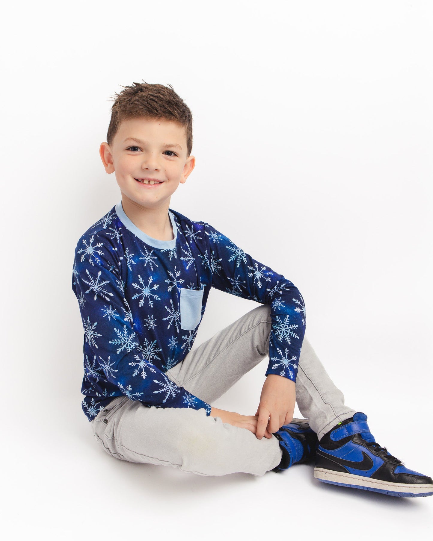Icy Snowflakes | Bamboo Pocket Tee