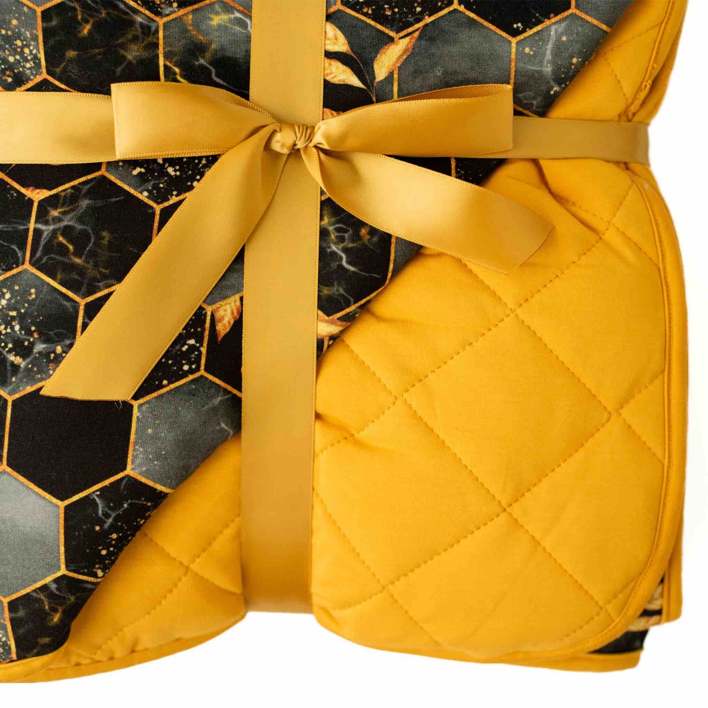 Midnight Honey | Quilted Bamboo Toddler Blanket
