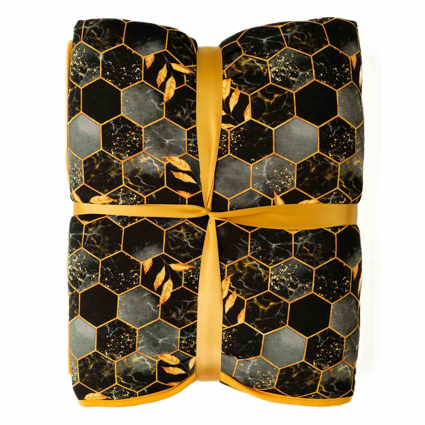 Midnight Honey | Quilted Bamboo Toddler Blanket