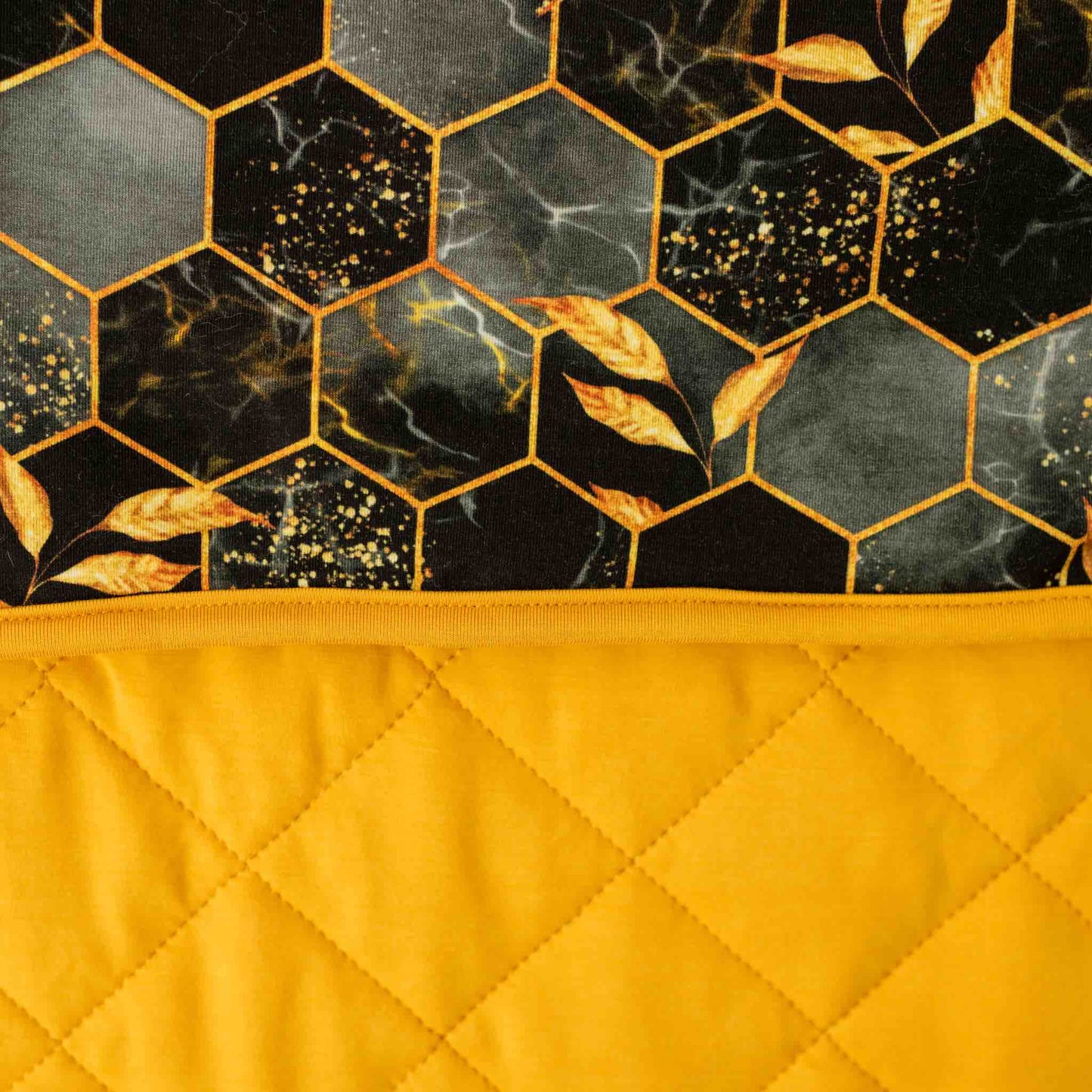 Midnight Honey | Quilted Bamboo Toddler Blanket