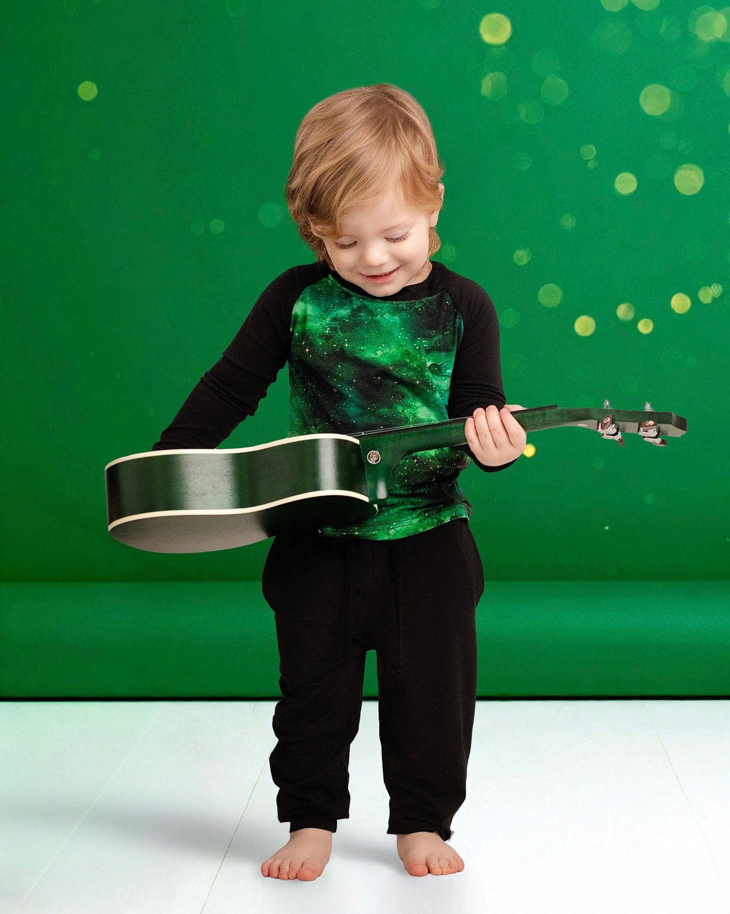 Wicked Cute | Green Galaxy Elixir | Bamboo Raglan Tee