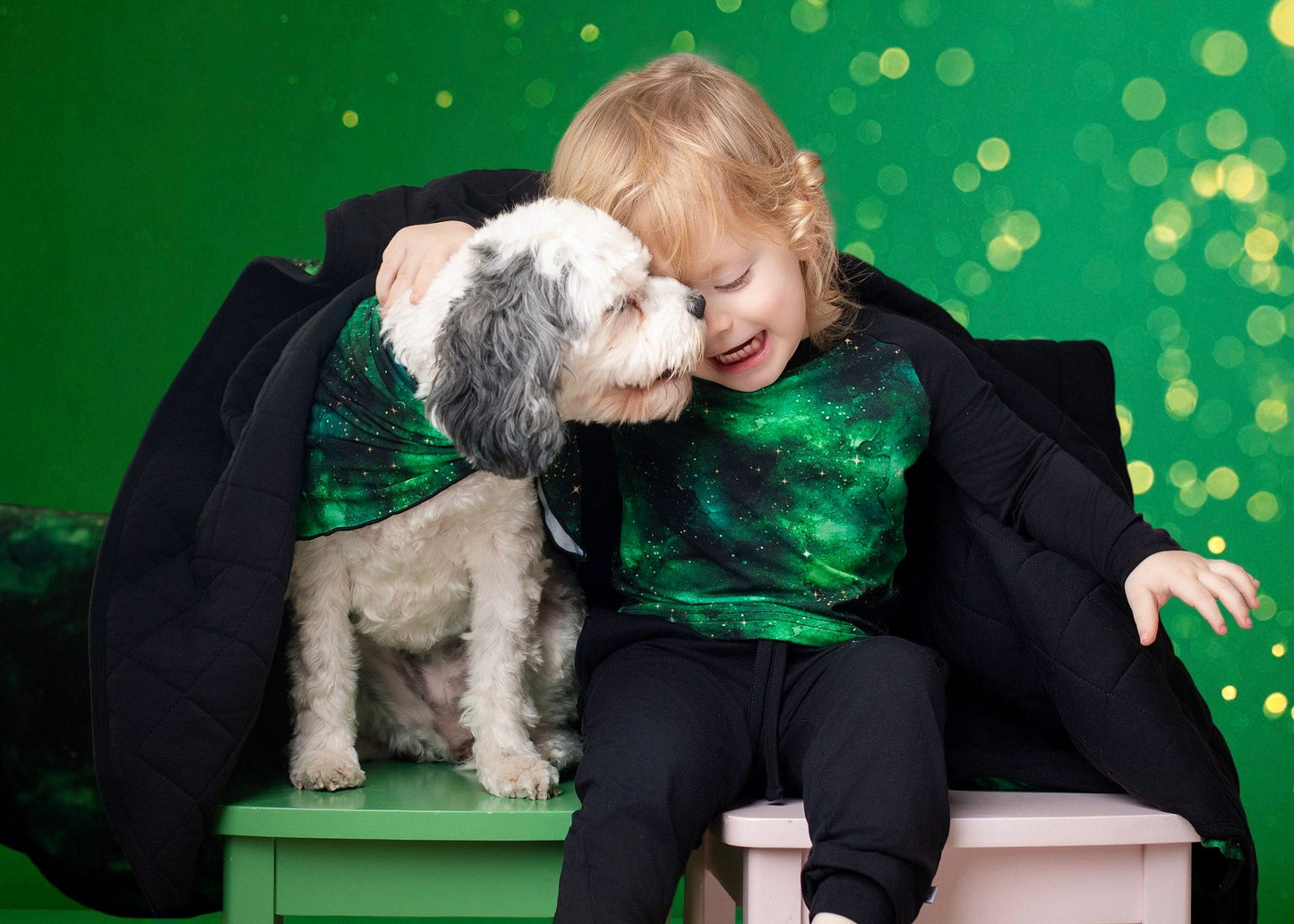 Wicked Cute | Green Galaxy Elixir | Bamboo Raglan Tee