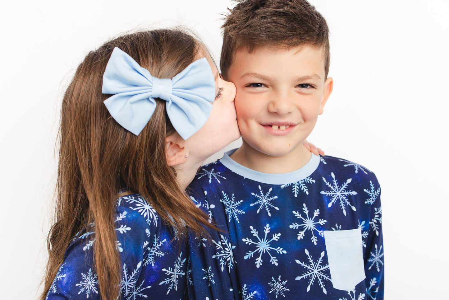 Icy Snowflakes | Bamboo Ruffle Twirl Dress