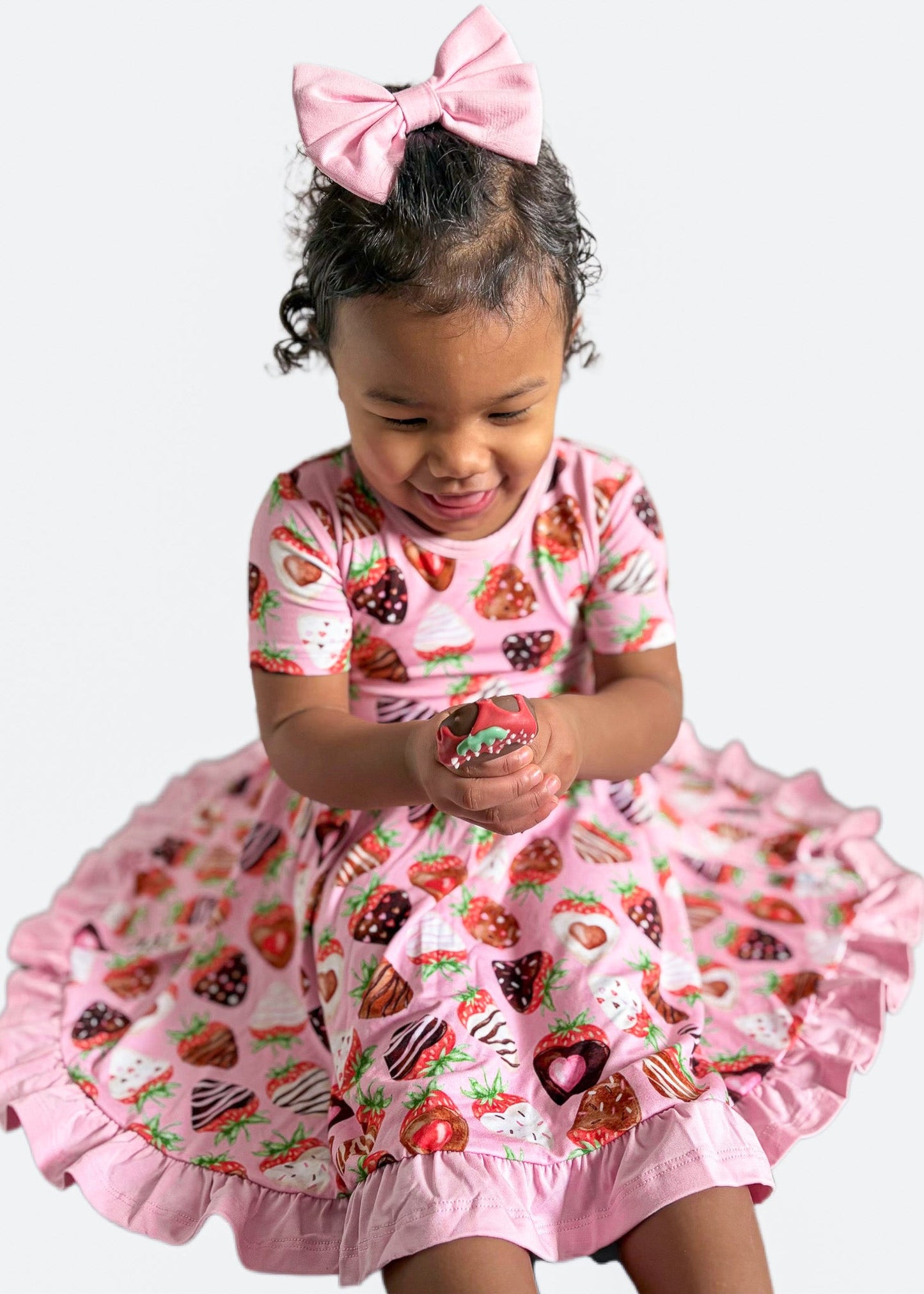 Sweet Pink | Small Clip Bow
