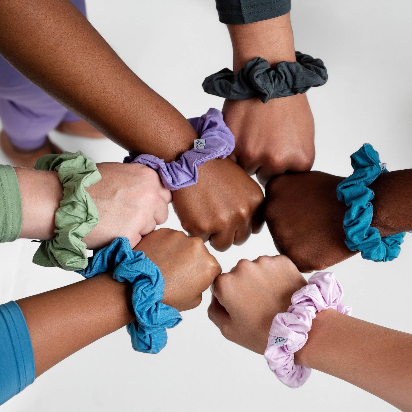Charcoal | Bamboo Scrunchie