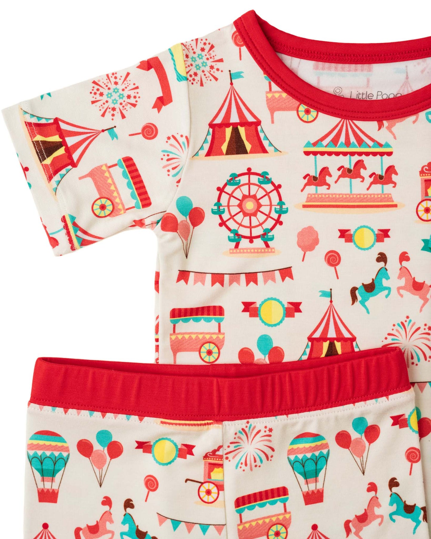 Classic Carnival | Two-Piece Bamboo Short Sleeve Toddler & Kids Set