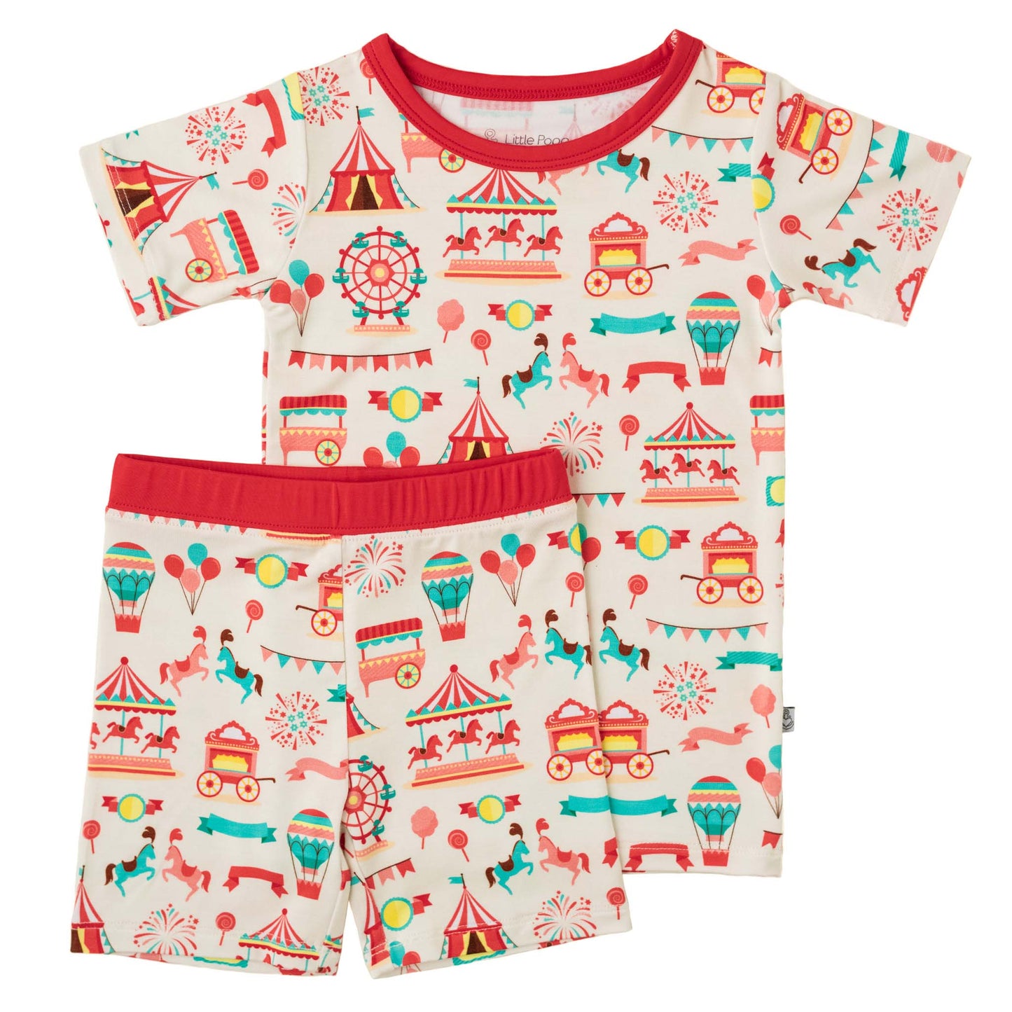 Classic Carnival | Two-Piece Bamboo Short Sleeve Toddler & Kids Set