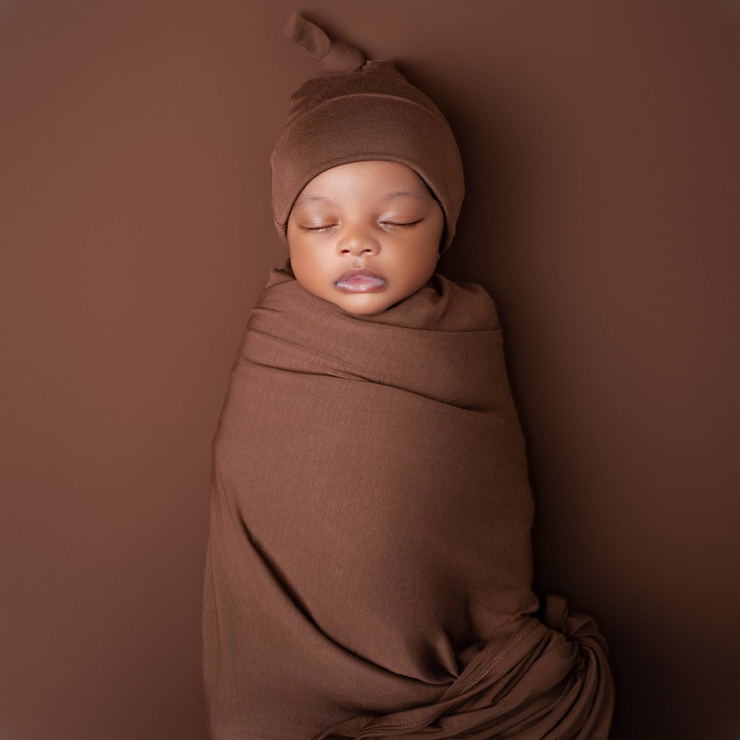 Christmas | Chocolate | Bamboo Swaddle Blanket