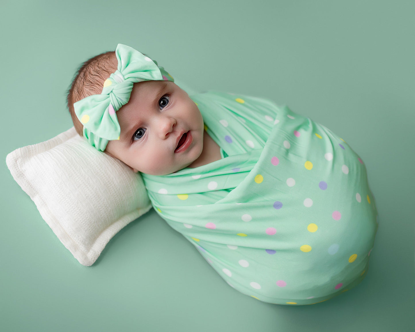 Pastel Dots | Bamboo Swaddle Blanket