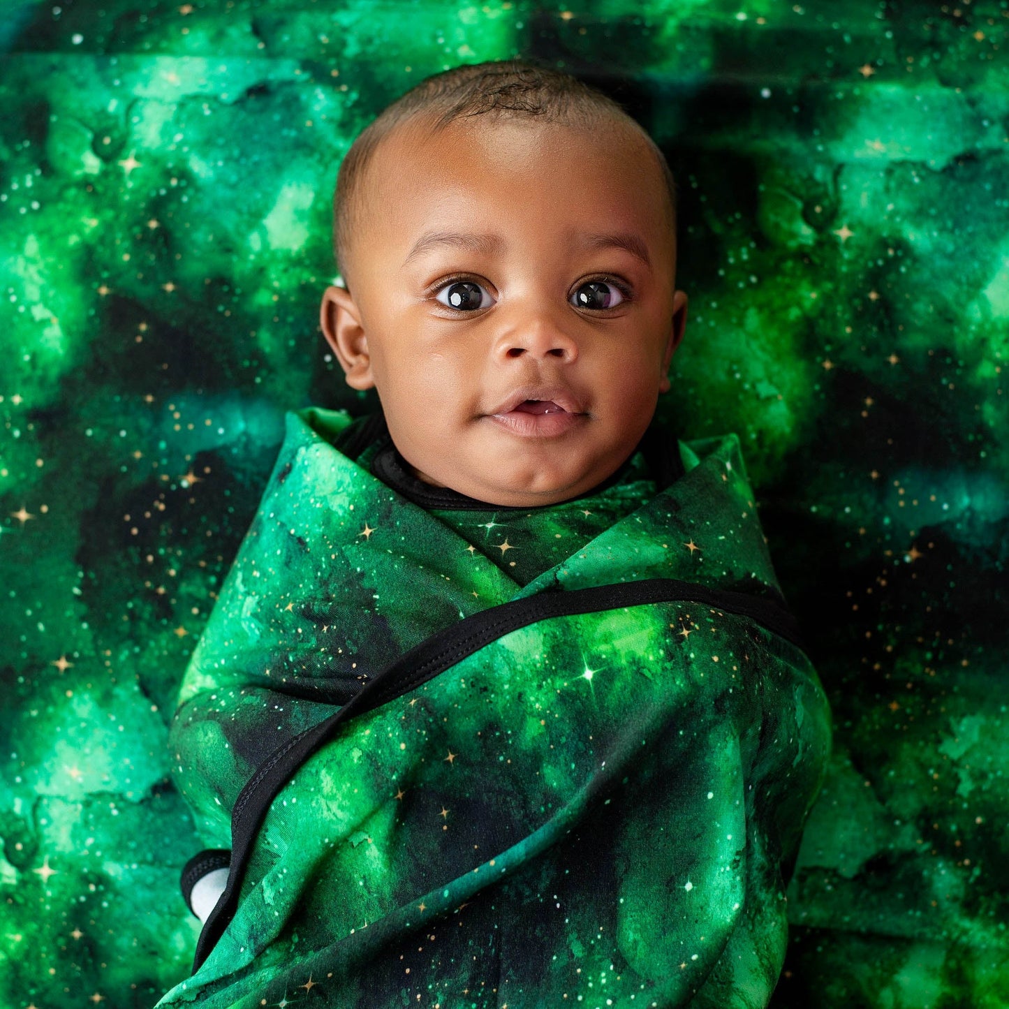 Wicked Cute | Green Galaxy Elixir | Bamboo Crib Sheet