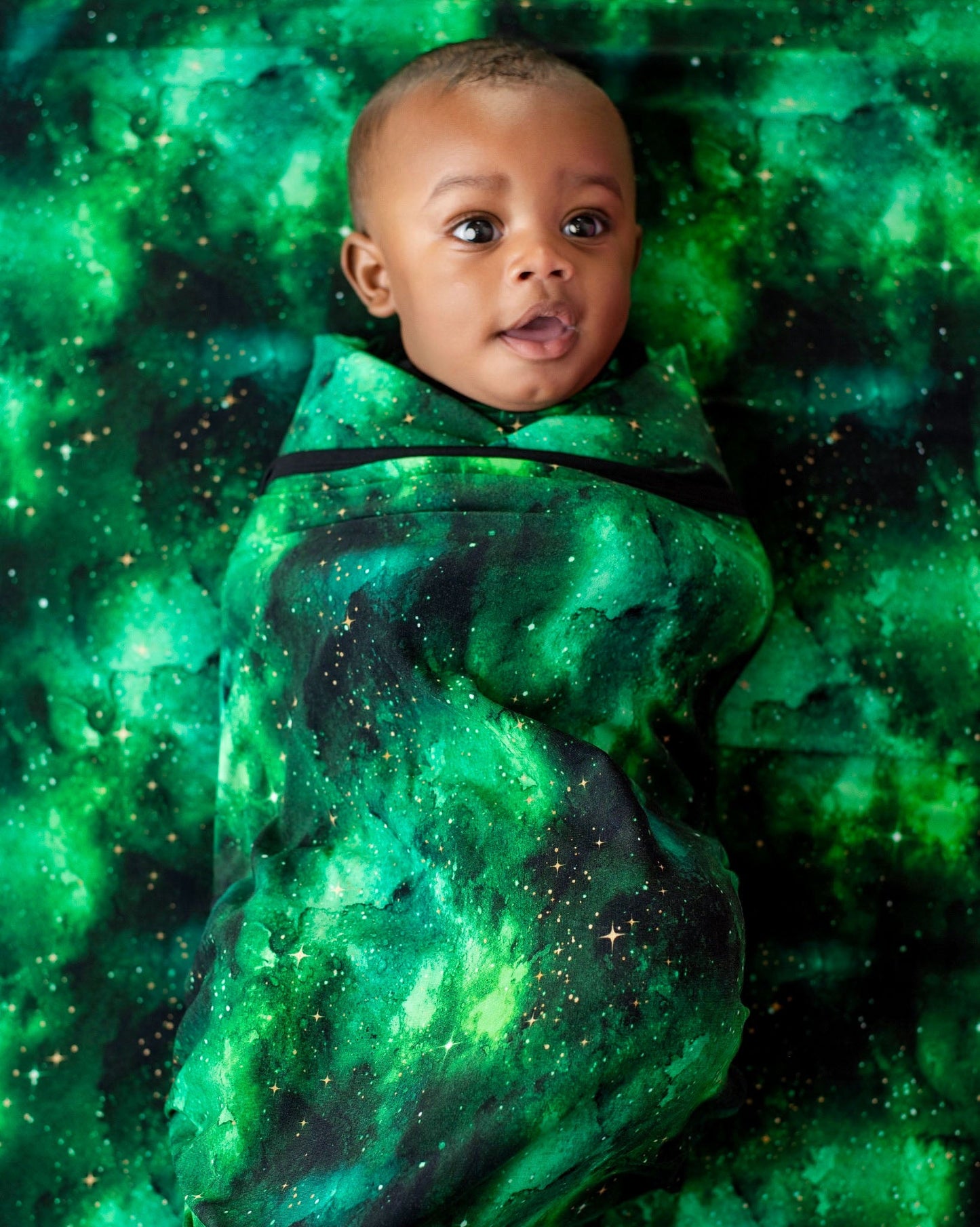 Wicked Cute | Green Galaxy Elixir | Bamboo Crib Sheet