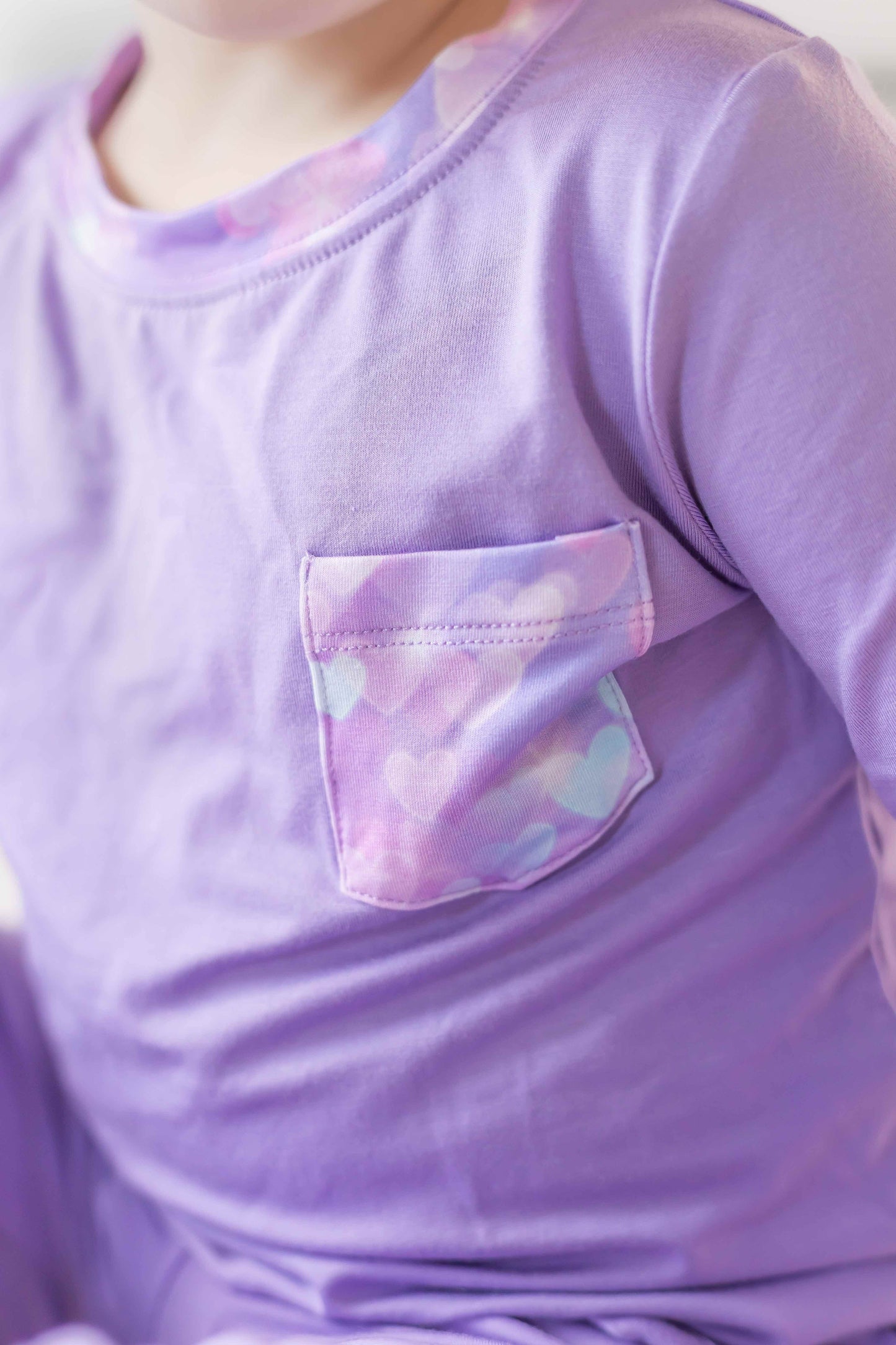 Purple | Bamboo Toddler & Kids Pocket T-Shirt