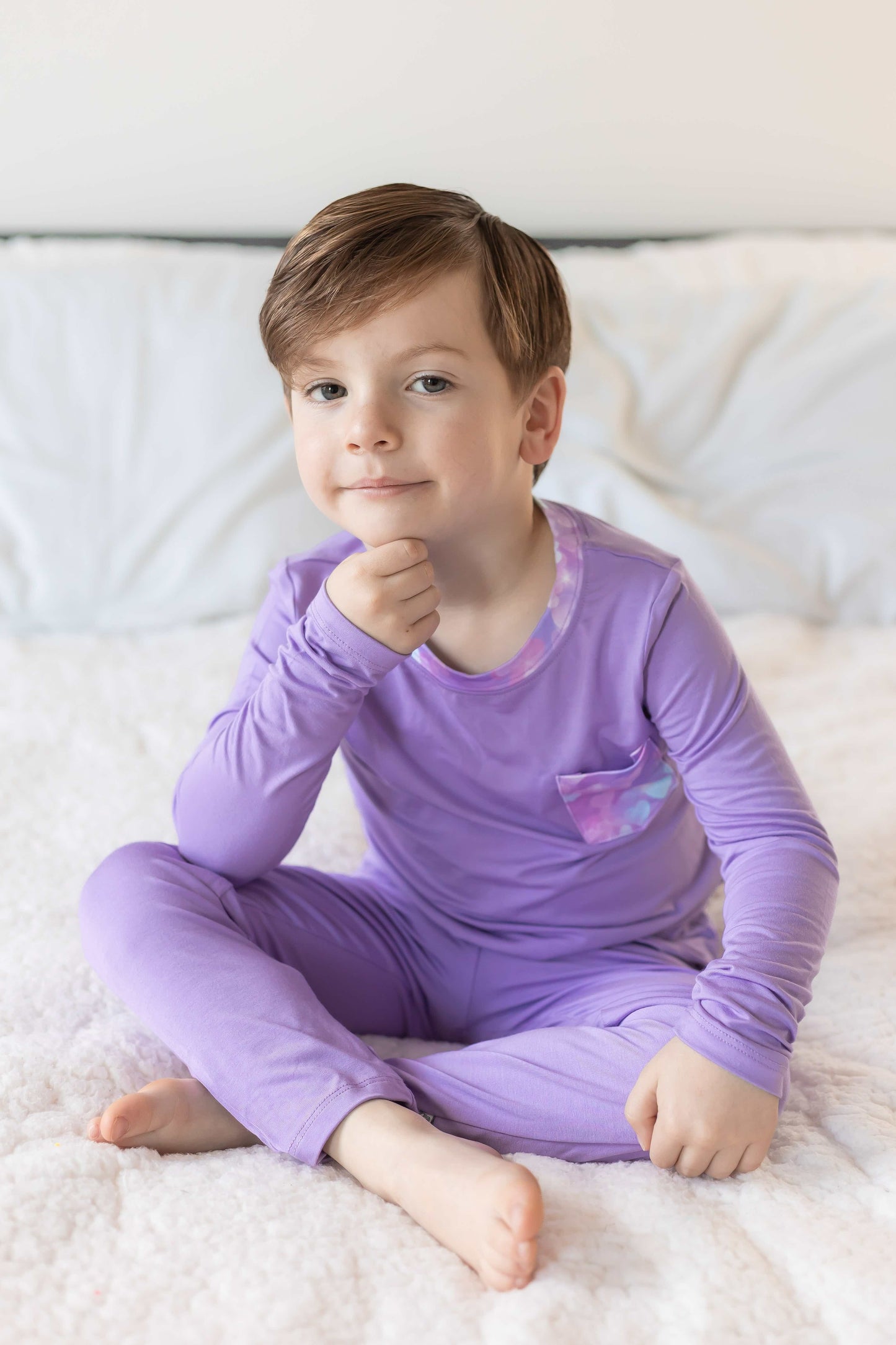 Purple | Bamboo Baby, Toddler & Kids Pants