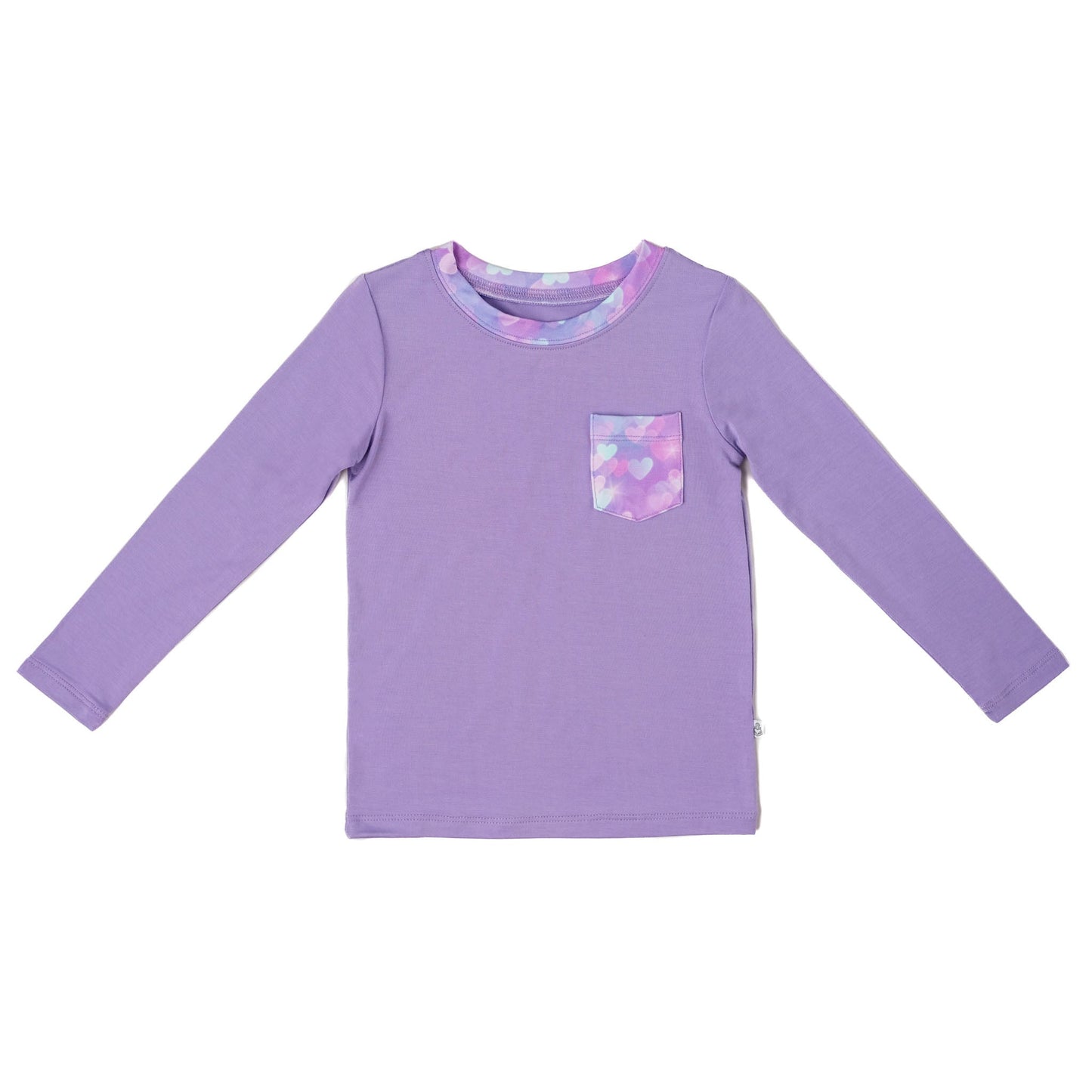 Purple | Bamboo Toddler & Kids Pocket T-Shirt