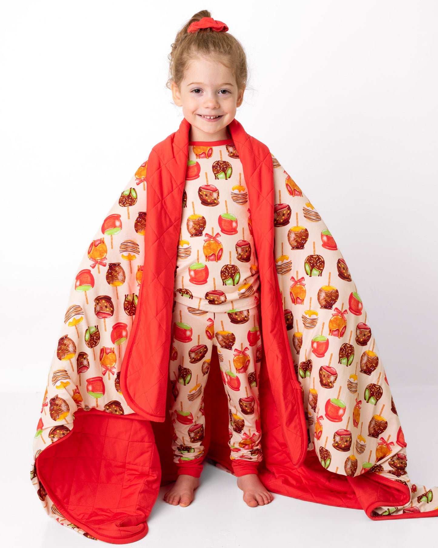 Candy Apples | Two-Piece Bamboo Long Sleeve Toddler & Kids Pajamas