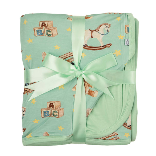 Christmas | Vintage Toys | Bamboo Double Layer Toddler Blanket