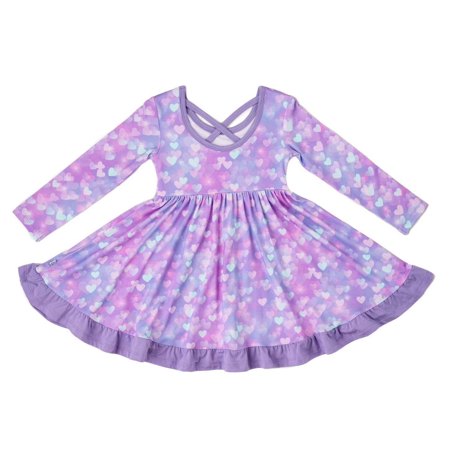 Hearts | Bamboo Ruffle Twirl Dress