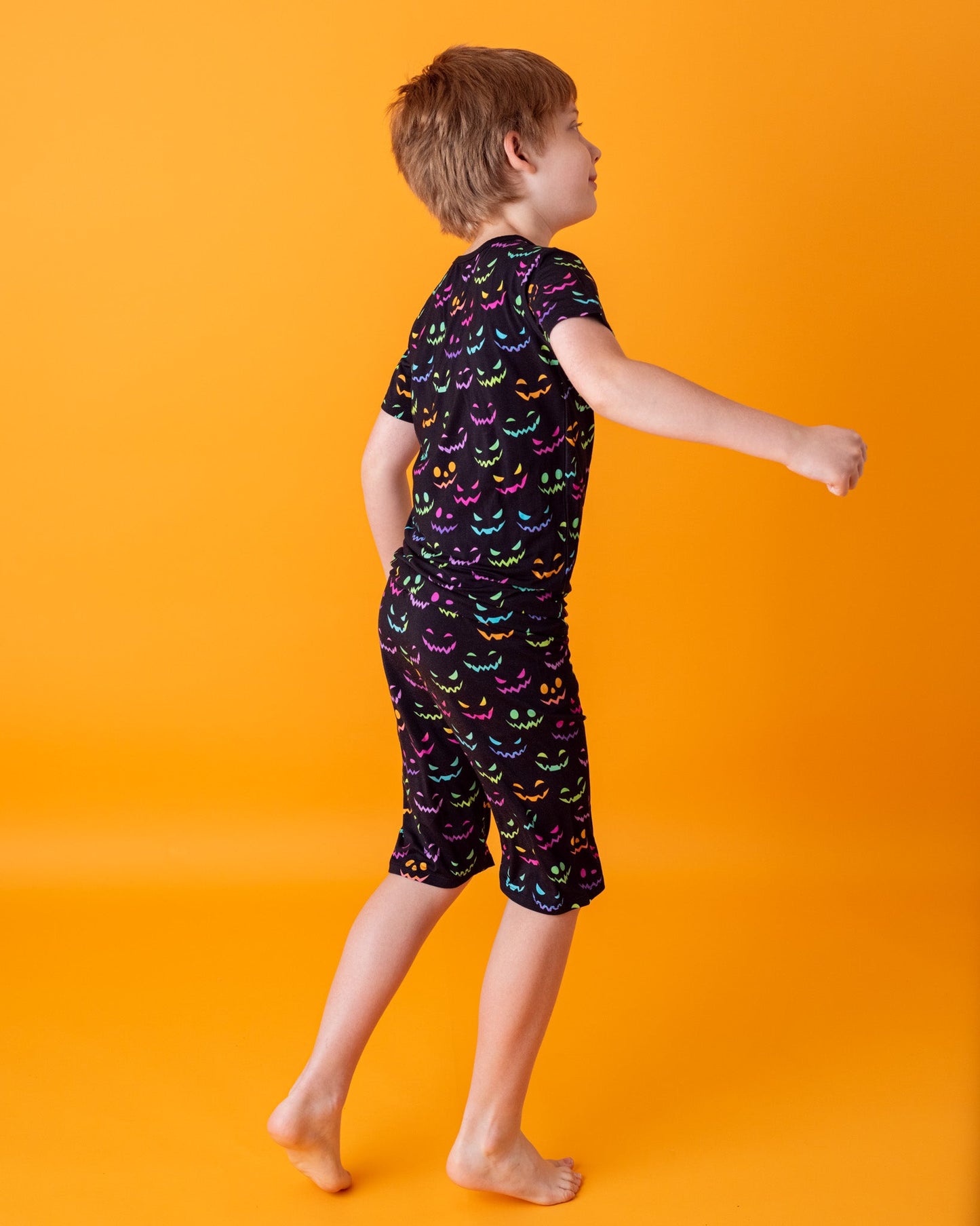 Halloween Night | Two-Piece Bamboo Short Sleeve Toddler & Kids Set