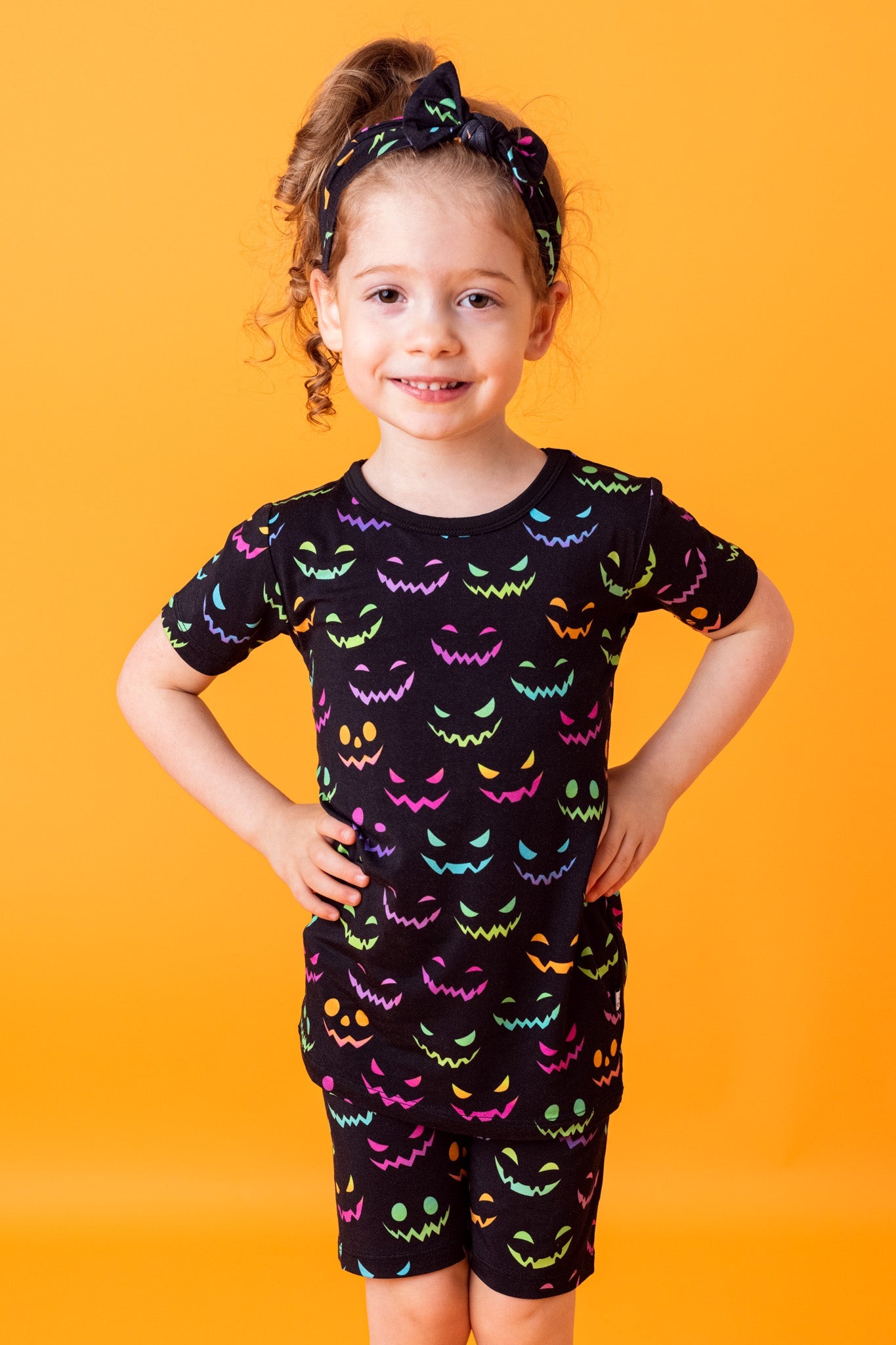Halloween Night | Two-Piece Bamboo Short Sleeve Toddler & Kids Set