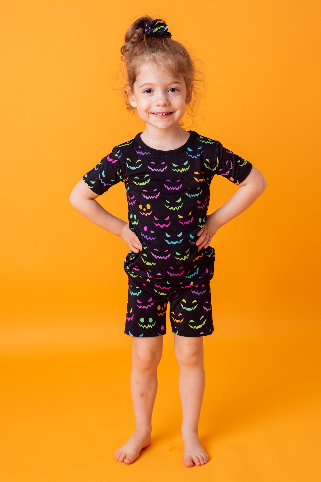 Halloween Night | Two-Piece Bamboo Short Sleeve Toddler & Kids Set