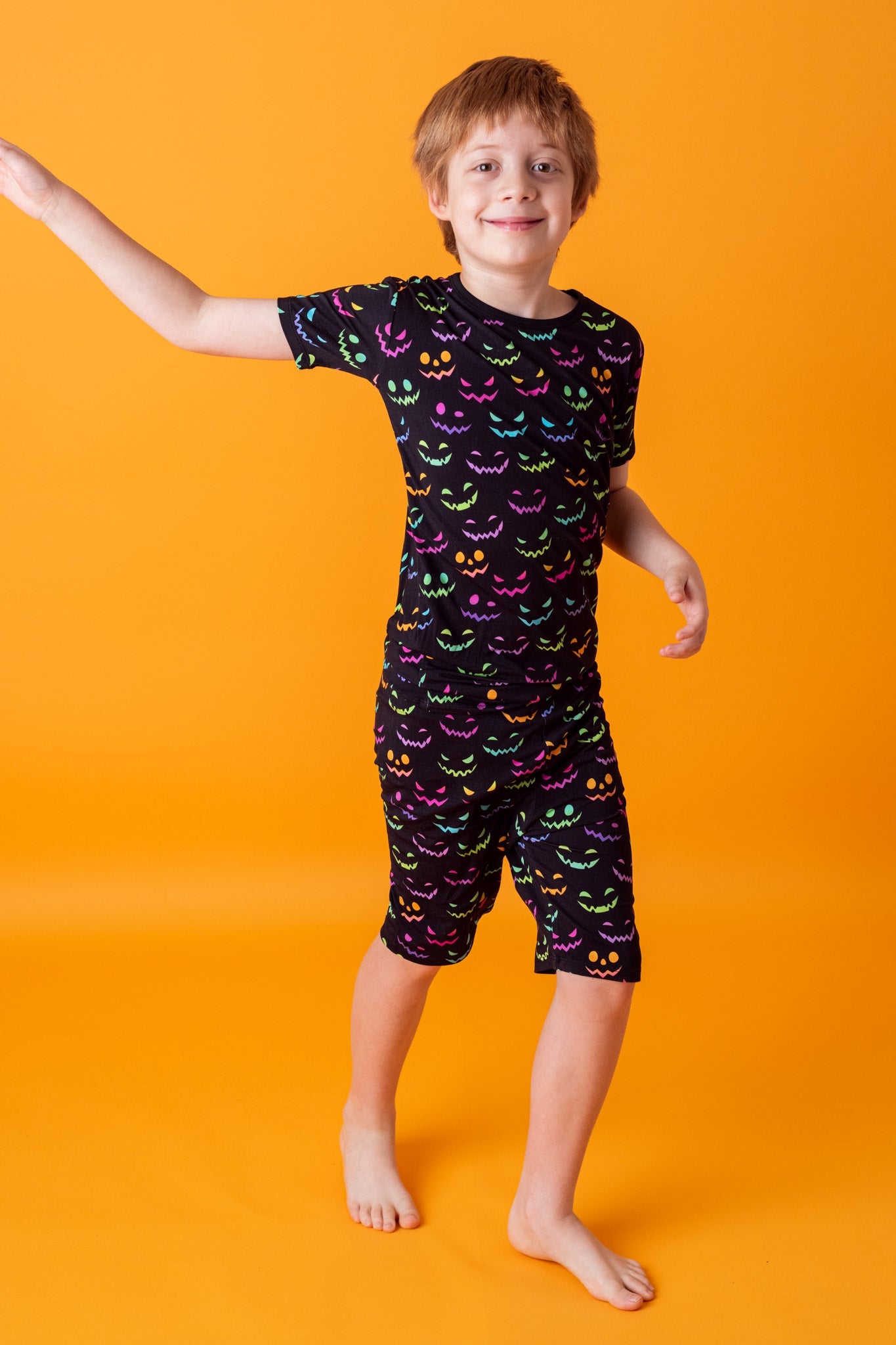 Halloween Night | Two-Piece Bamboo Short Sleeve Toddler & Kids Set