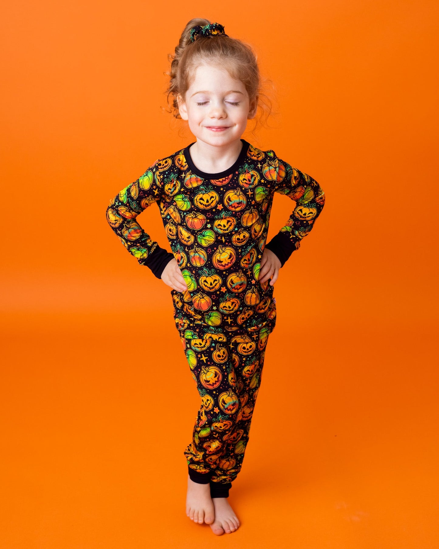 Halloween | Spooky Pumpkins | Bamboo Two-Piece Pajamas