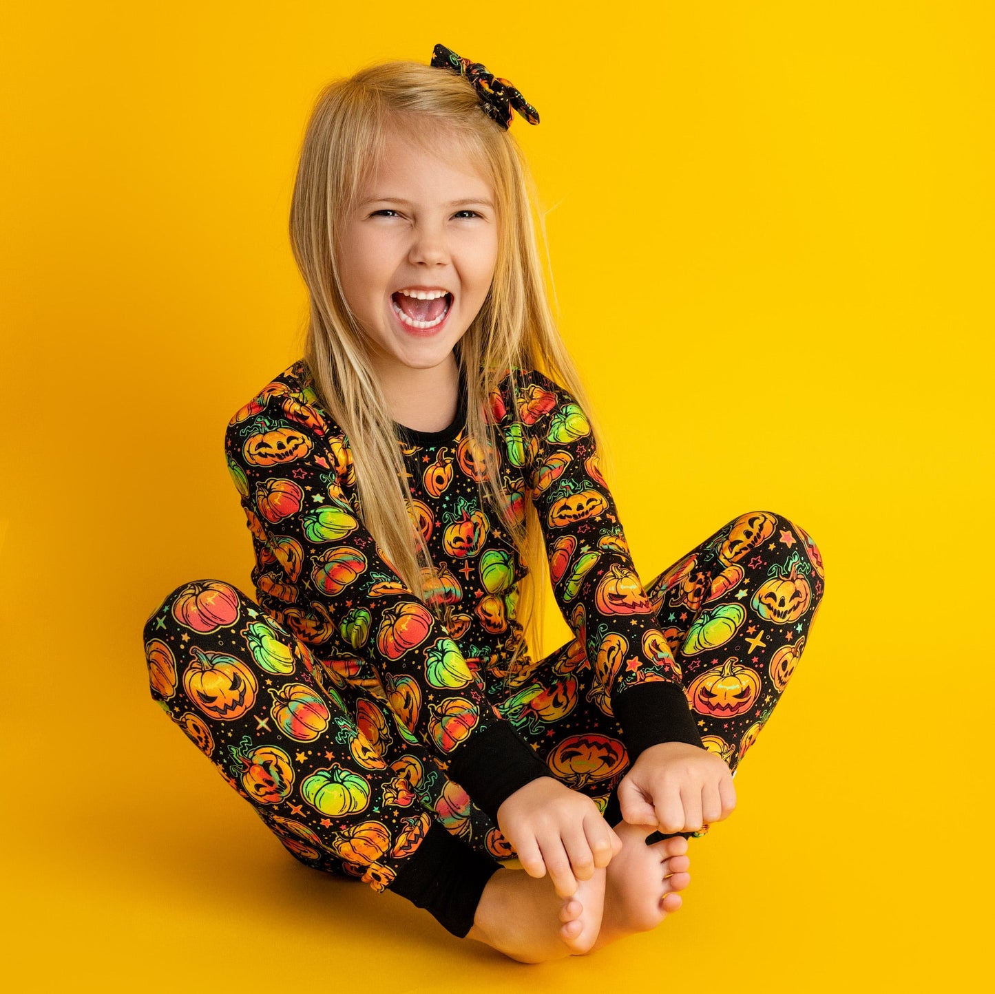 Halloween | Spooky Pumpkins | Bamboo Two-Piece Pajamas