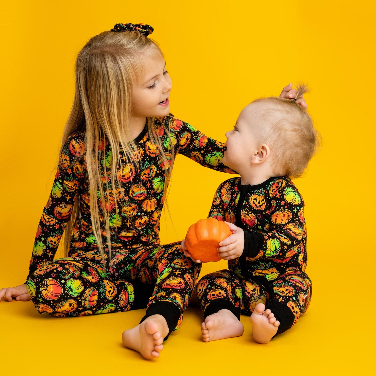 Halloween | Spooky Pumpkins | Bamboo Two-Piece Pajamas