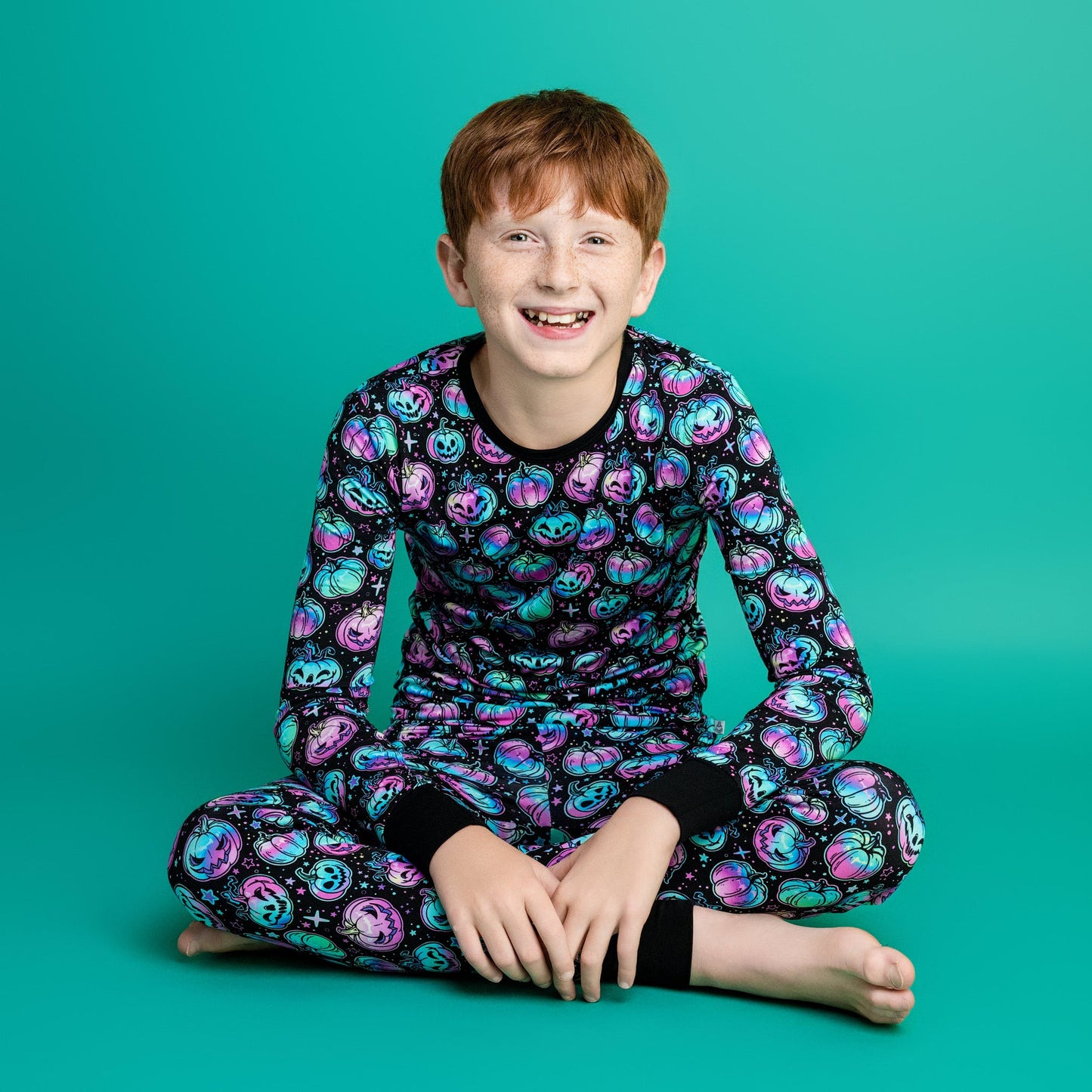 Halloween | Starlight Pumpkins | Bamboo Two-Piece Pajamas