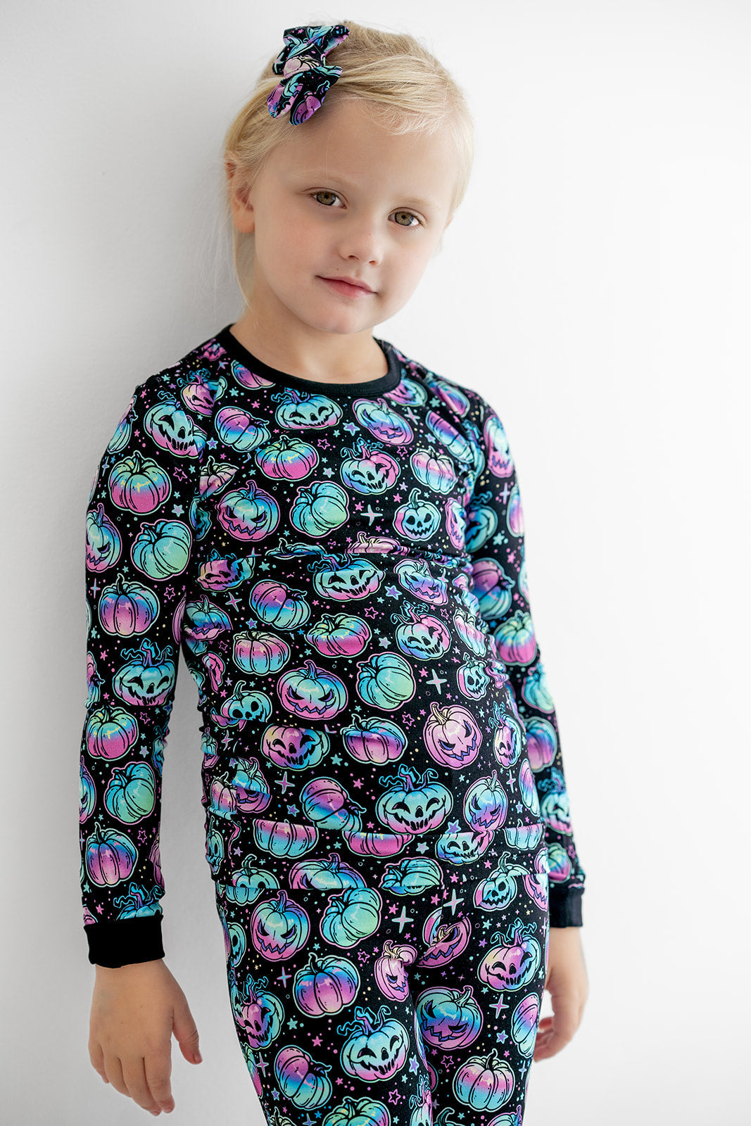Halloween | Starlight Pumpkins | Bamboo Two-Piece Pajamas