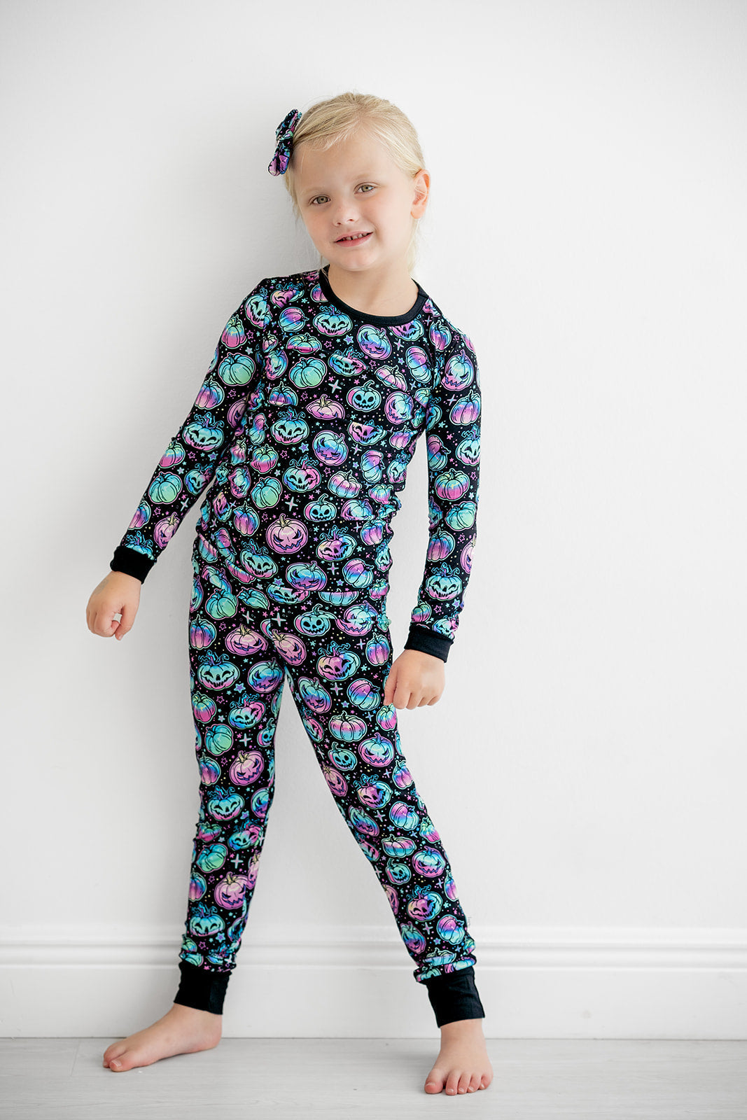 Halloween | Starlight Pumpkins | Bamboo Two-Piece Pajamas