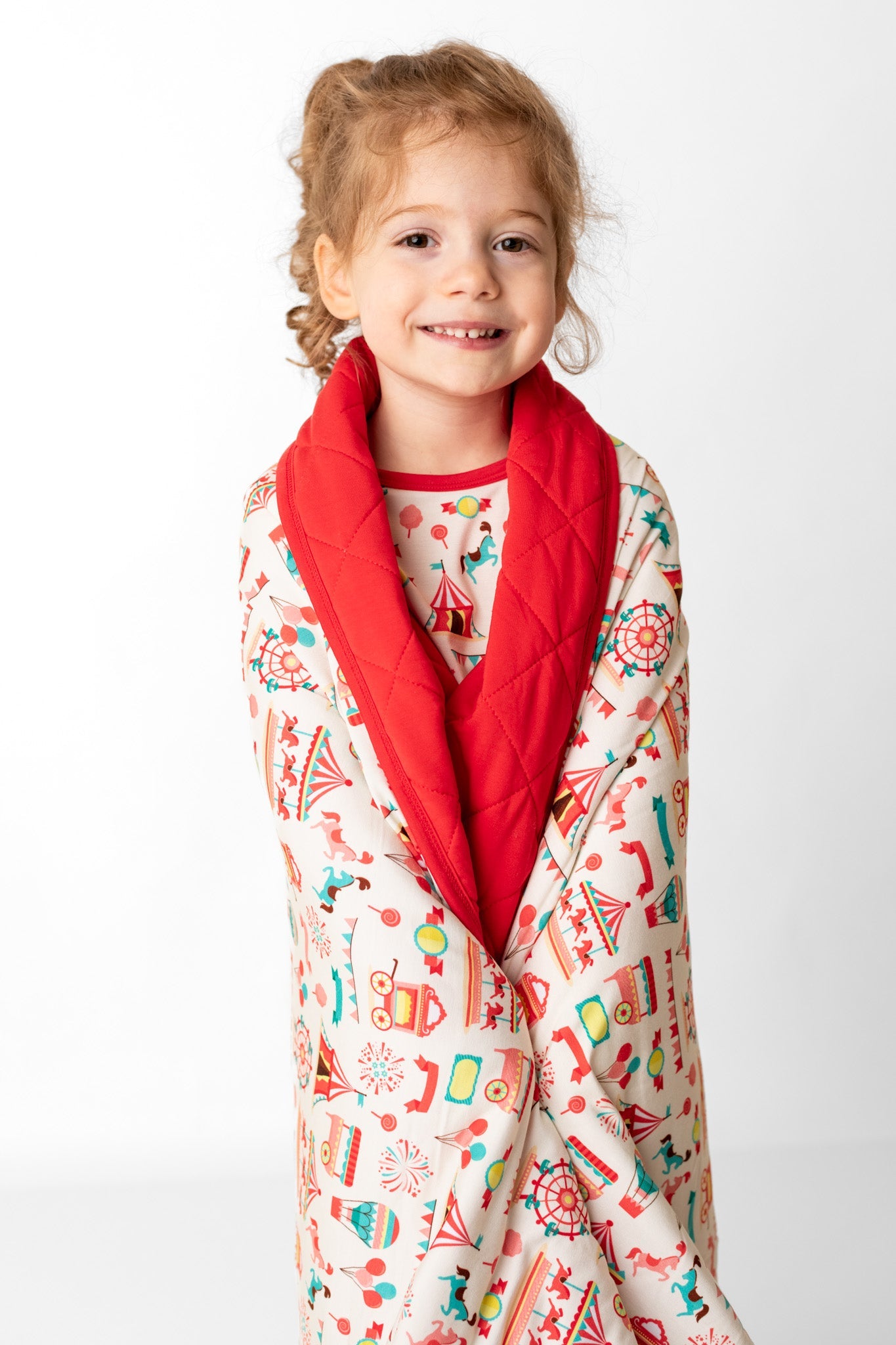 Classic Carnival | Bamboo Quilted Toddler Blanket