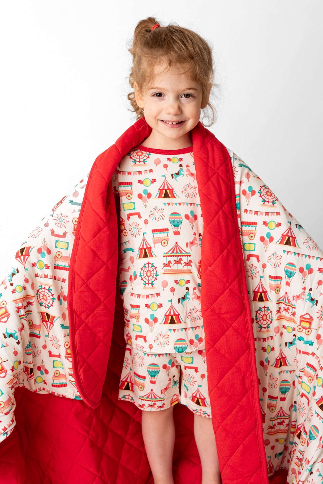 Classic Carnival | Bamboo Quilted Toddler Blanket