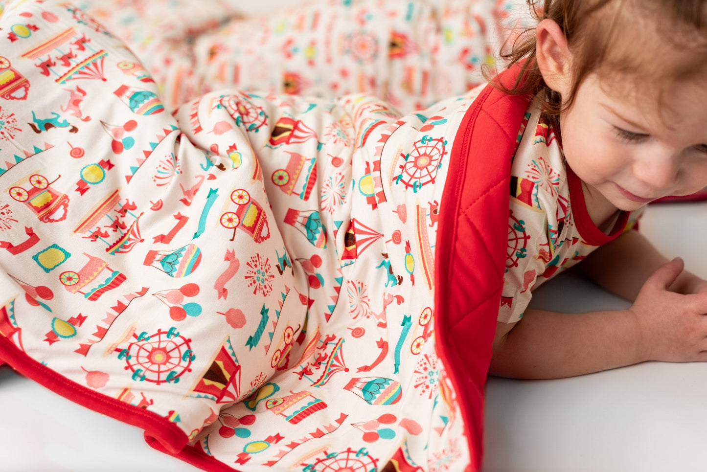 Classic Carnival | Bamboo Quilted Mini Baby Blanket
