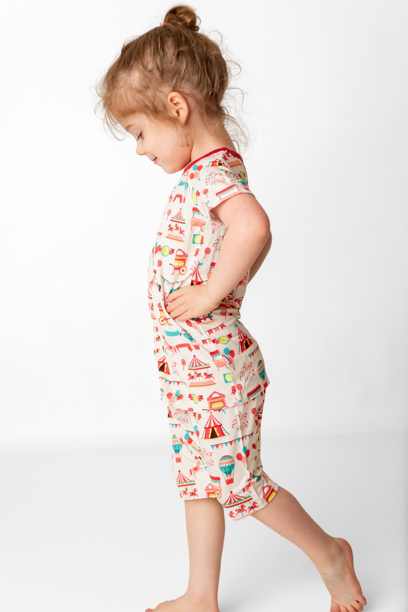 Classic Carnival | Two-Piece Bamboo Short Sleeve Toddler & Kids Set