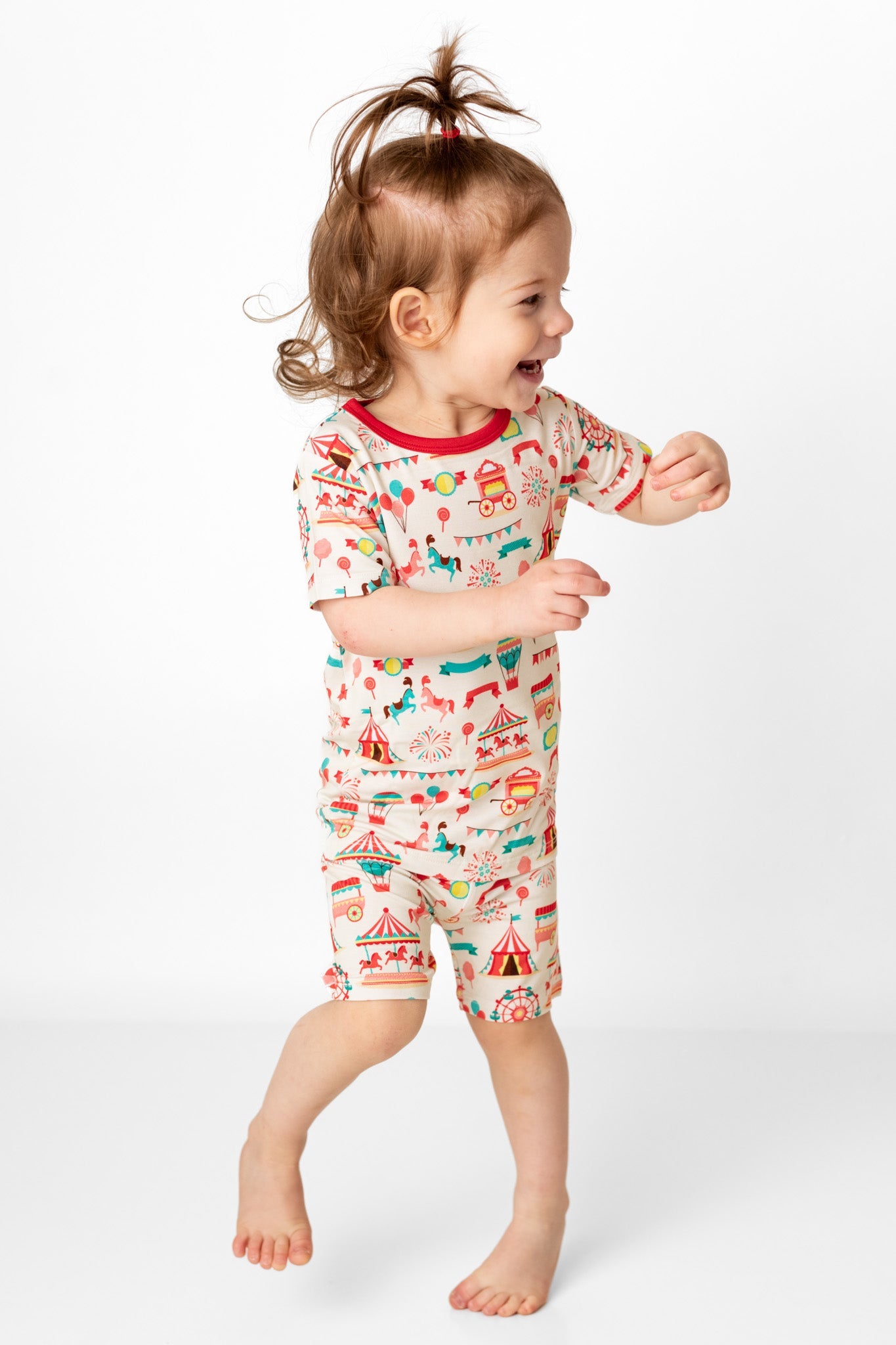 Classic Carnival | Two-Piece Bamboo Short Sleeve Toddler & Kids Set