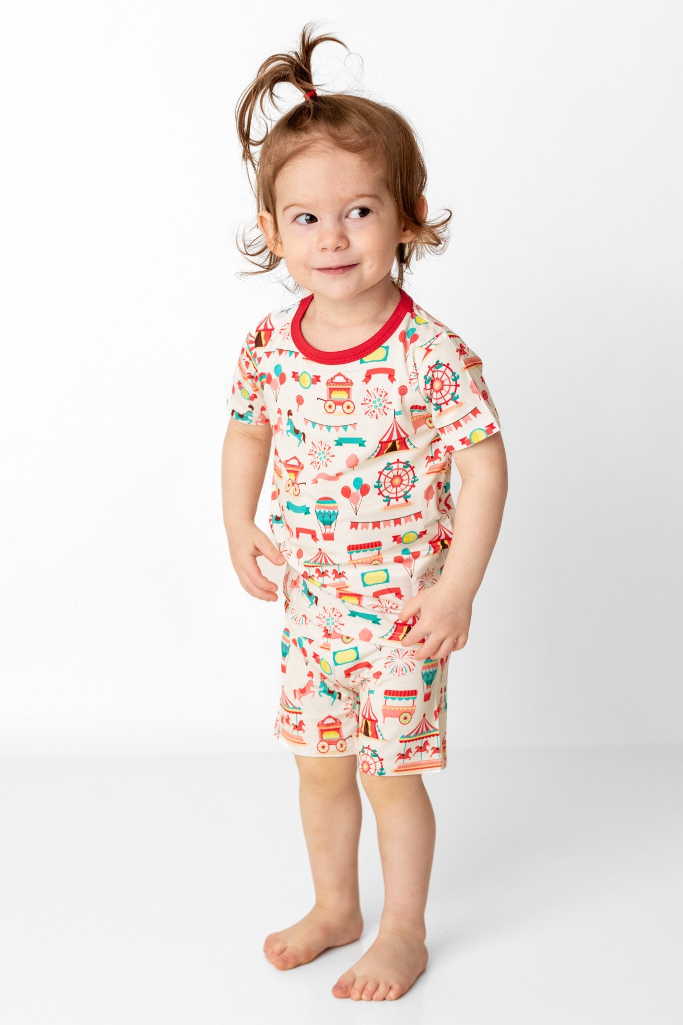 Classic Carnival | Two-Piece Bamboo Short Sleeve Toddler & Kids Set