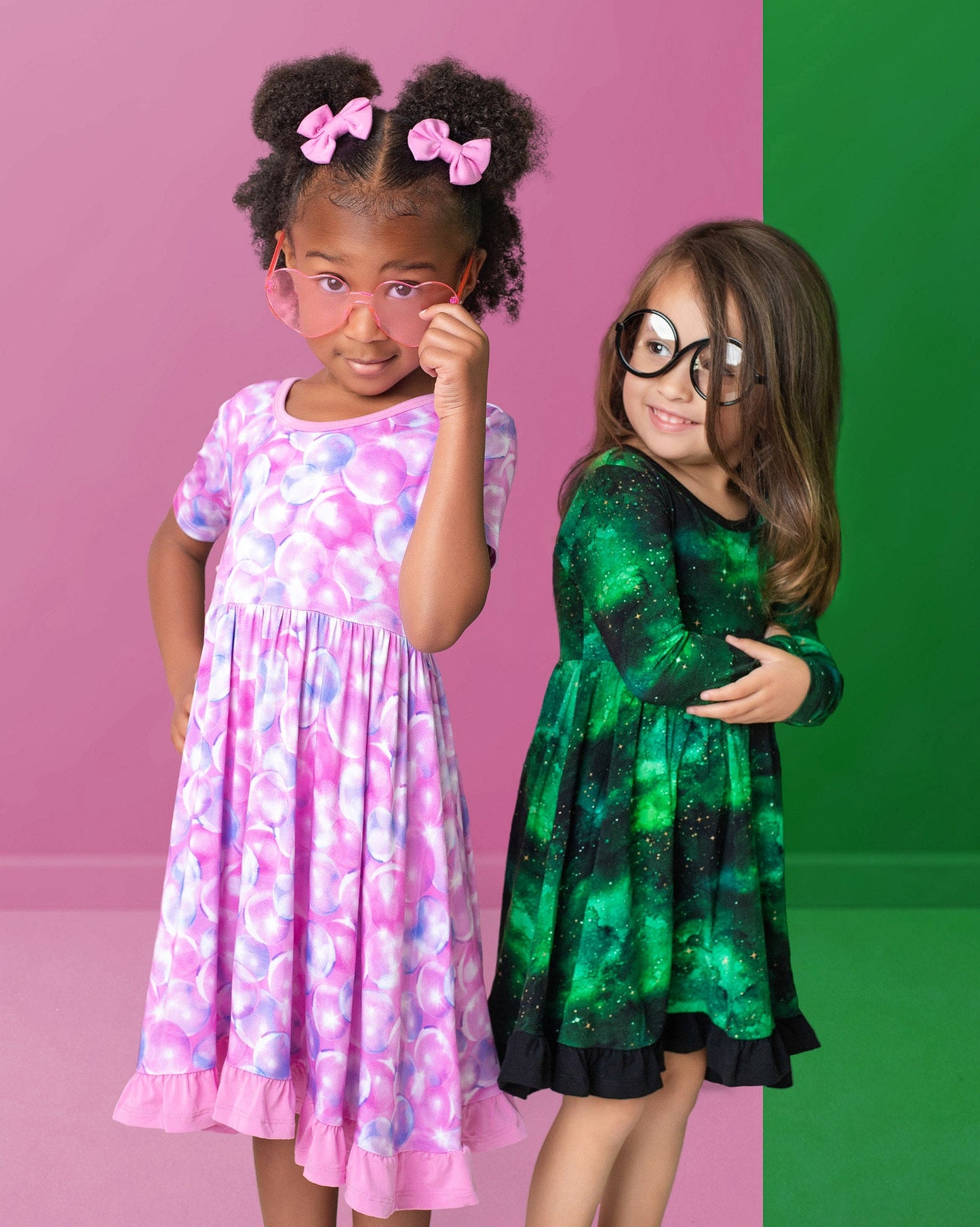 Wicked Cute | Bubble Gum Pink | Pigtail Clip Bows
