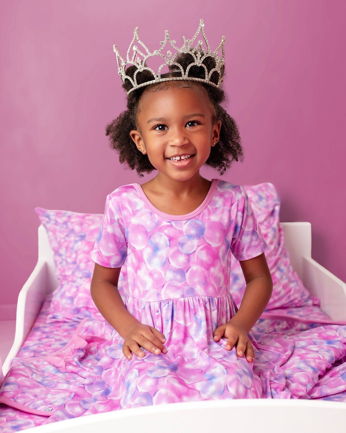 Wicked Cute | Bubbles | Bamboo Quilted Mini Baby Blanket
