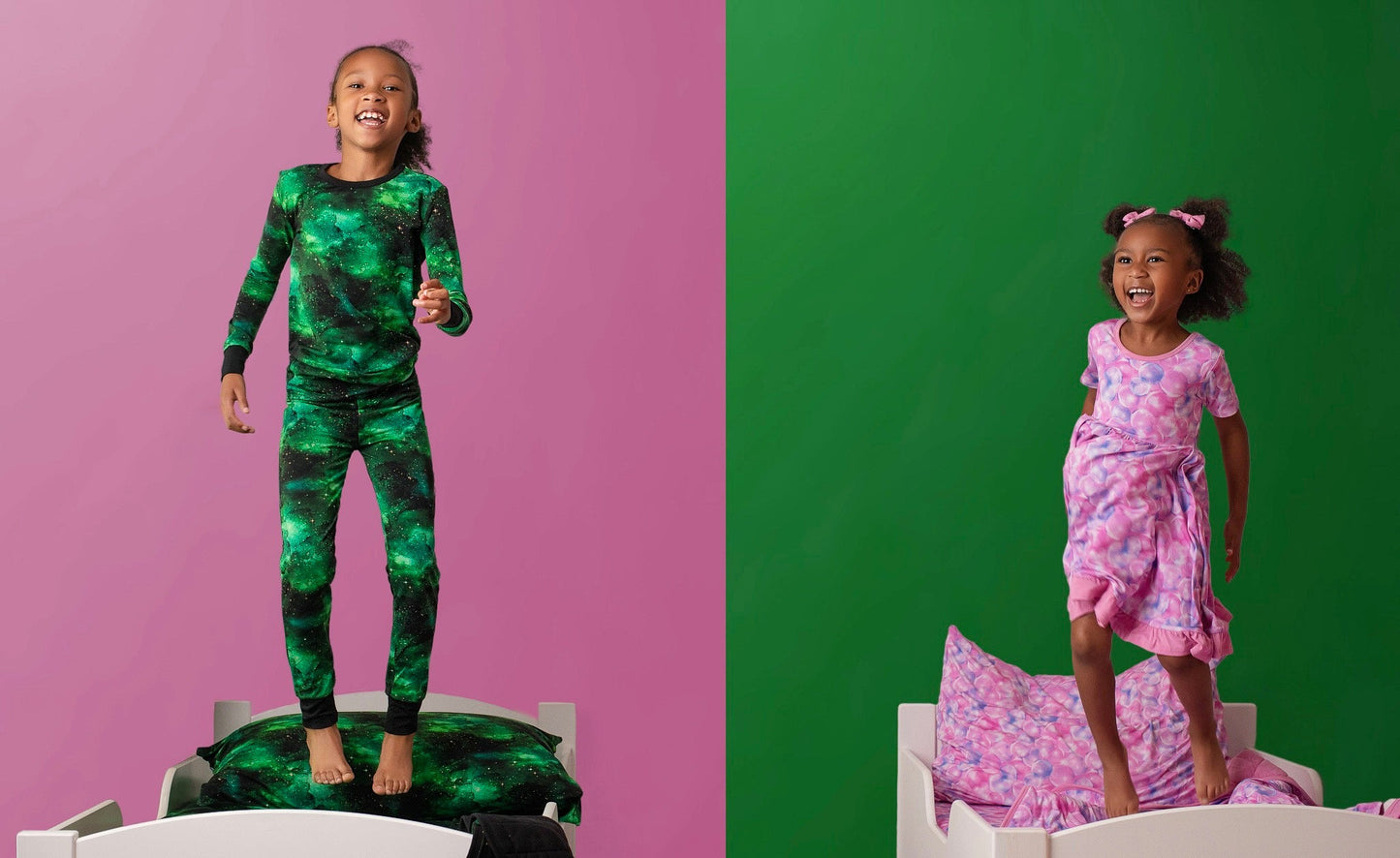 Wicked Cute | Green Galaxy Elixir | Bamboo Two-Piece Pajamas