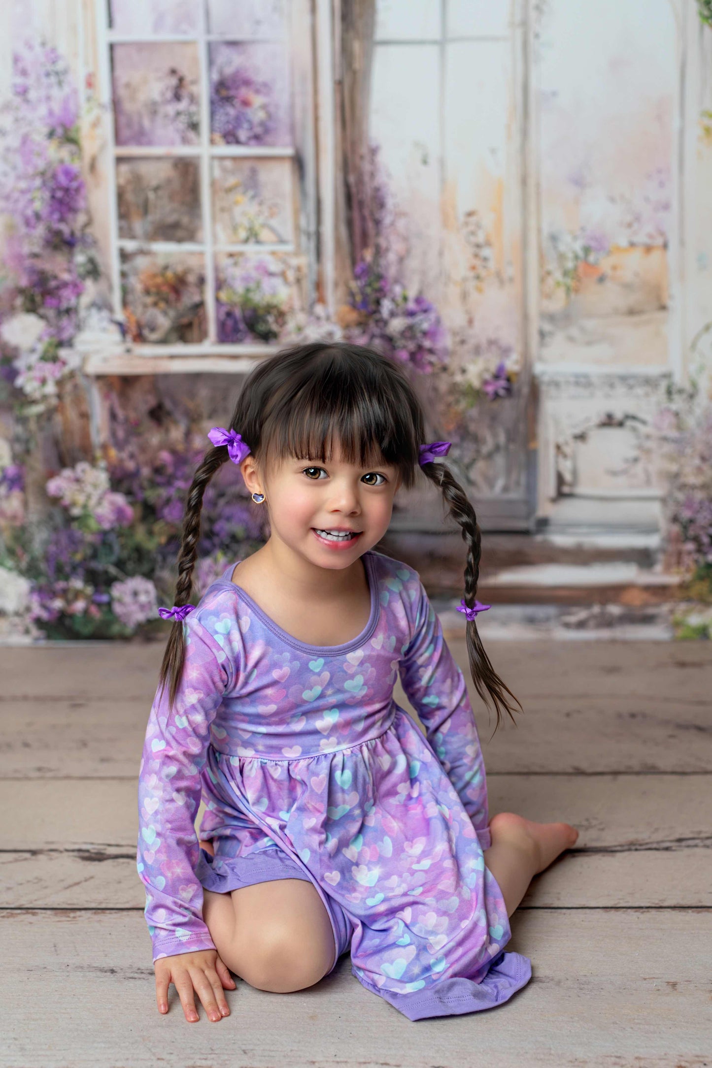 Hearts | Bamboo Ruffle Twirl Dress