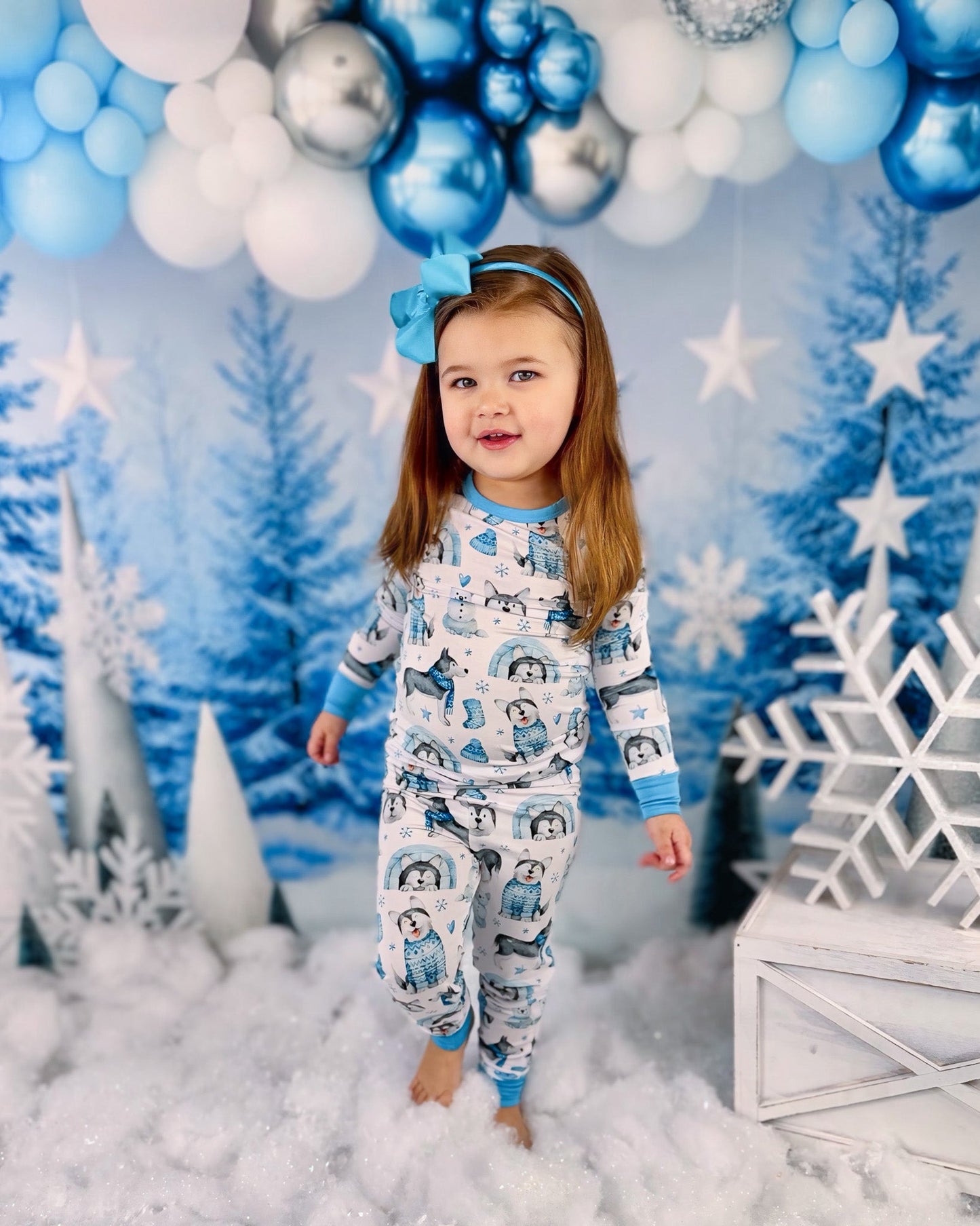 Arctic Huskies | Bamboo Two-Piece Pajamas