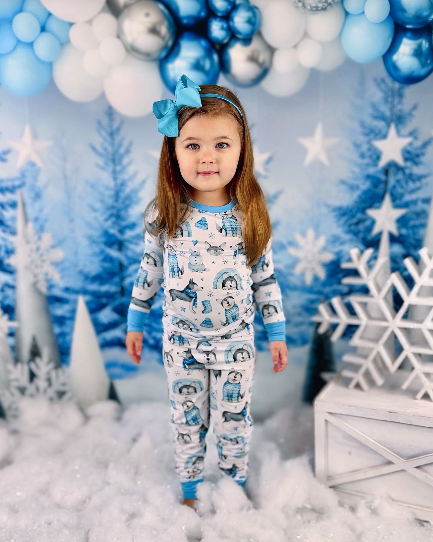 Arctic Huskies | Bamboo Two-Piece Pajamas