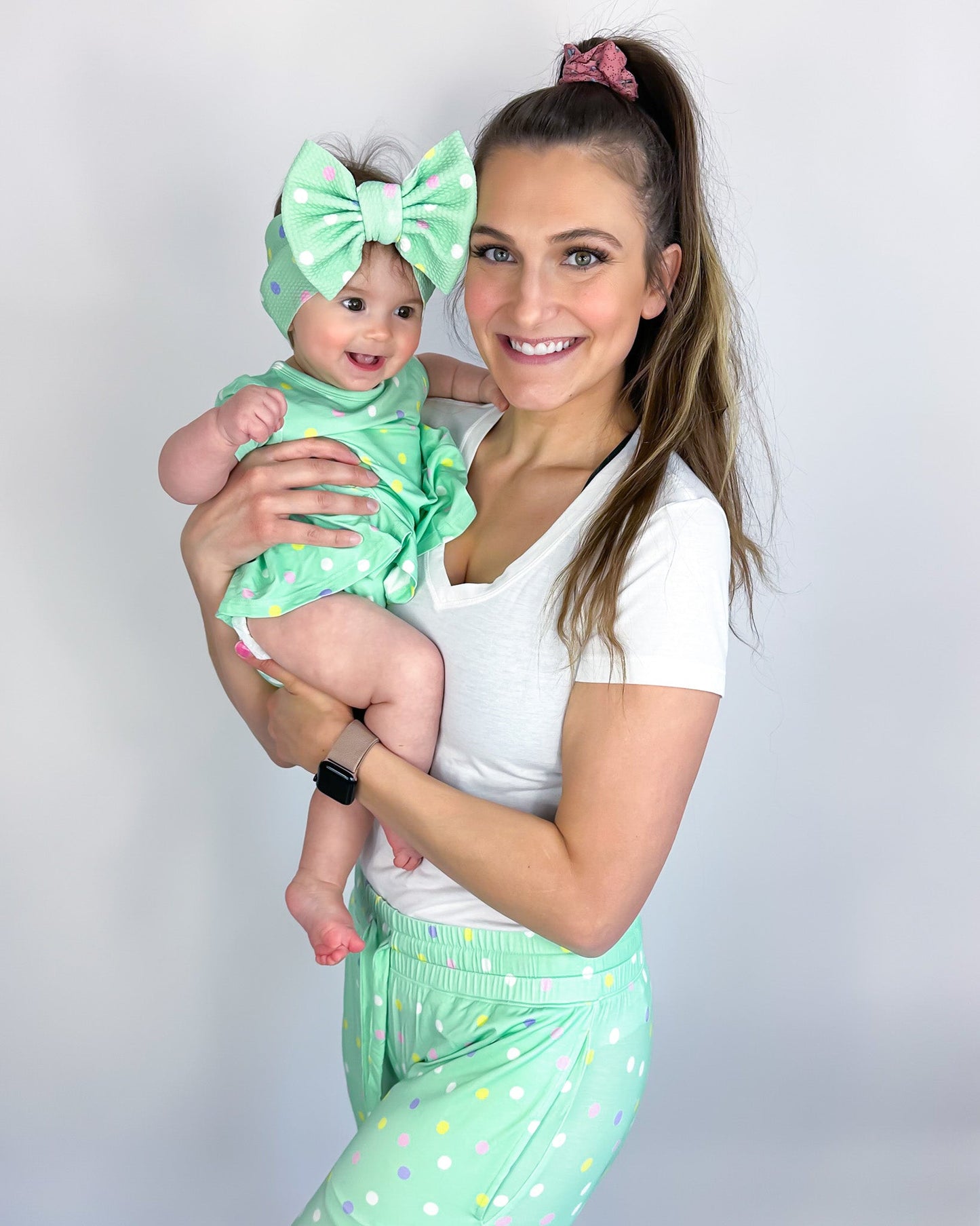 Pastel Dots | Headwrap Bow