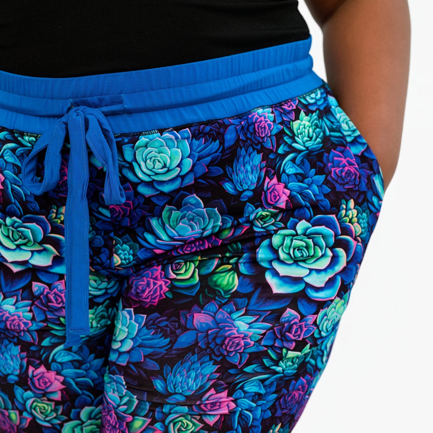 Electric Succulents | Women’s Bamboo Joggers