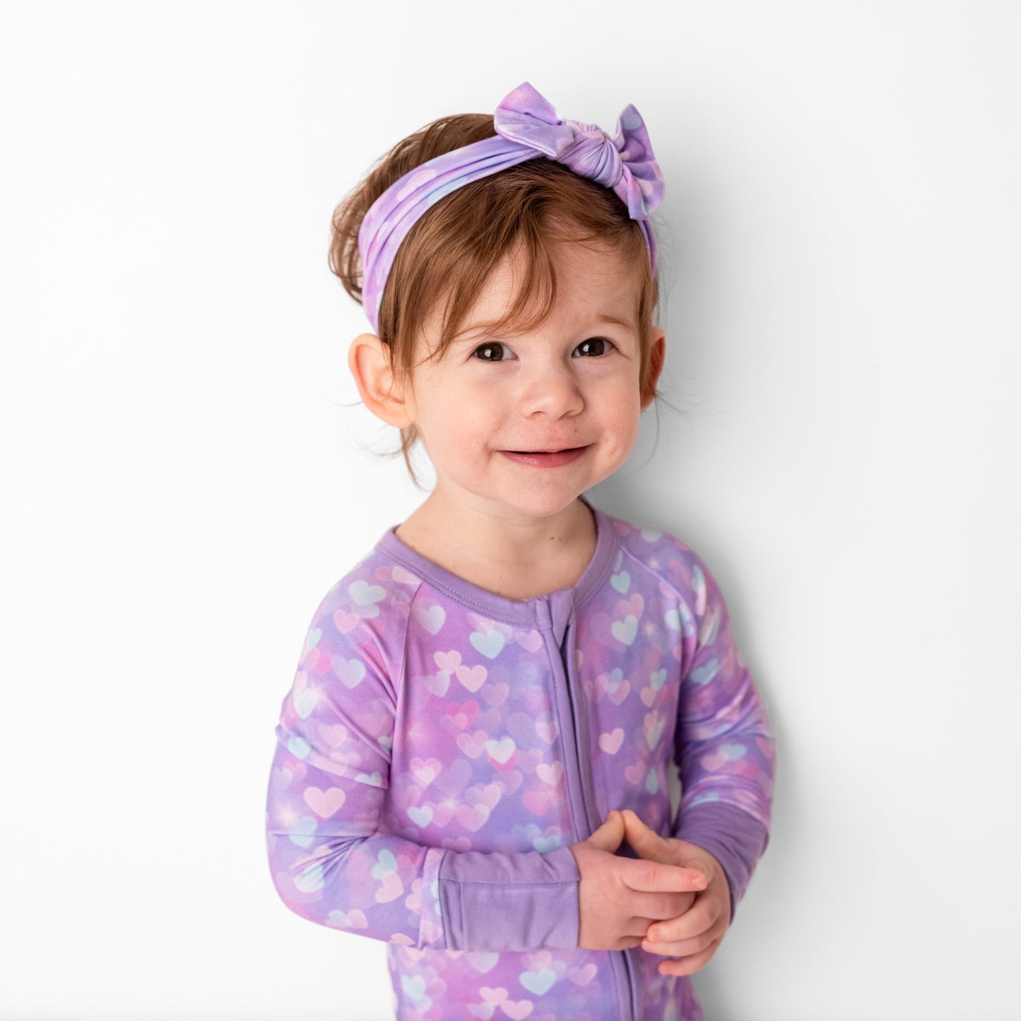 Hearts | Bamboo Headband Bow