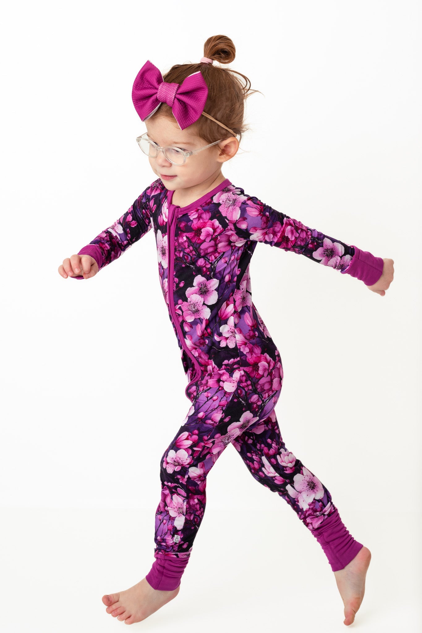 Cherry Blossoms | Bamboo Zipper Pajamas
