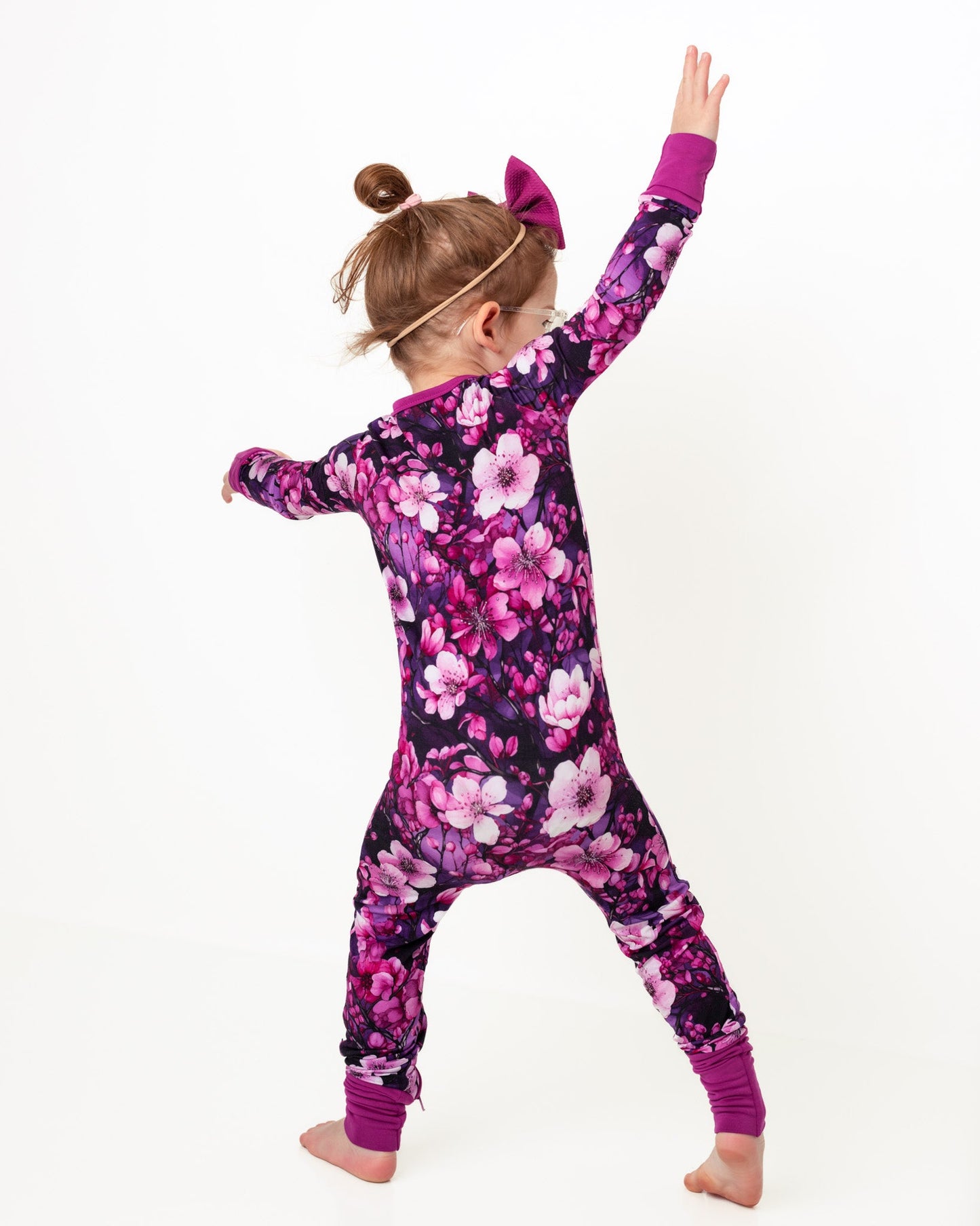 Cherry Blossoms | Bamboo Zipper Pajamas